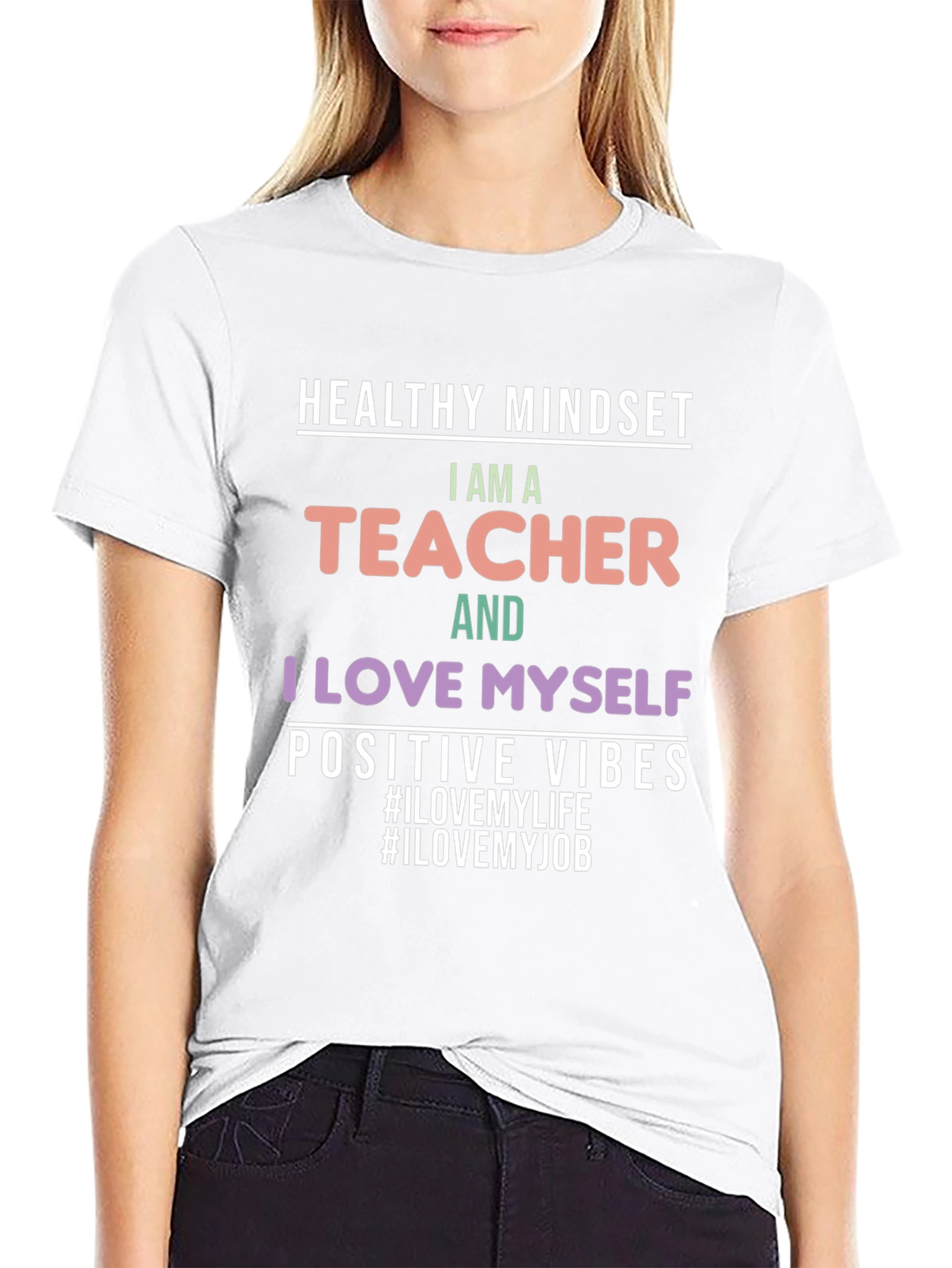 Healthy Mindset Teacher Graphic Tee