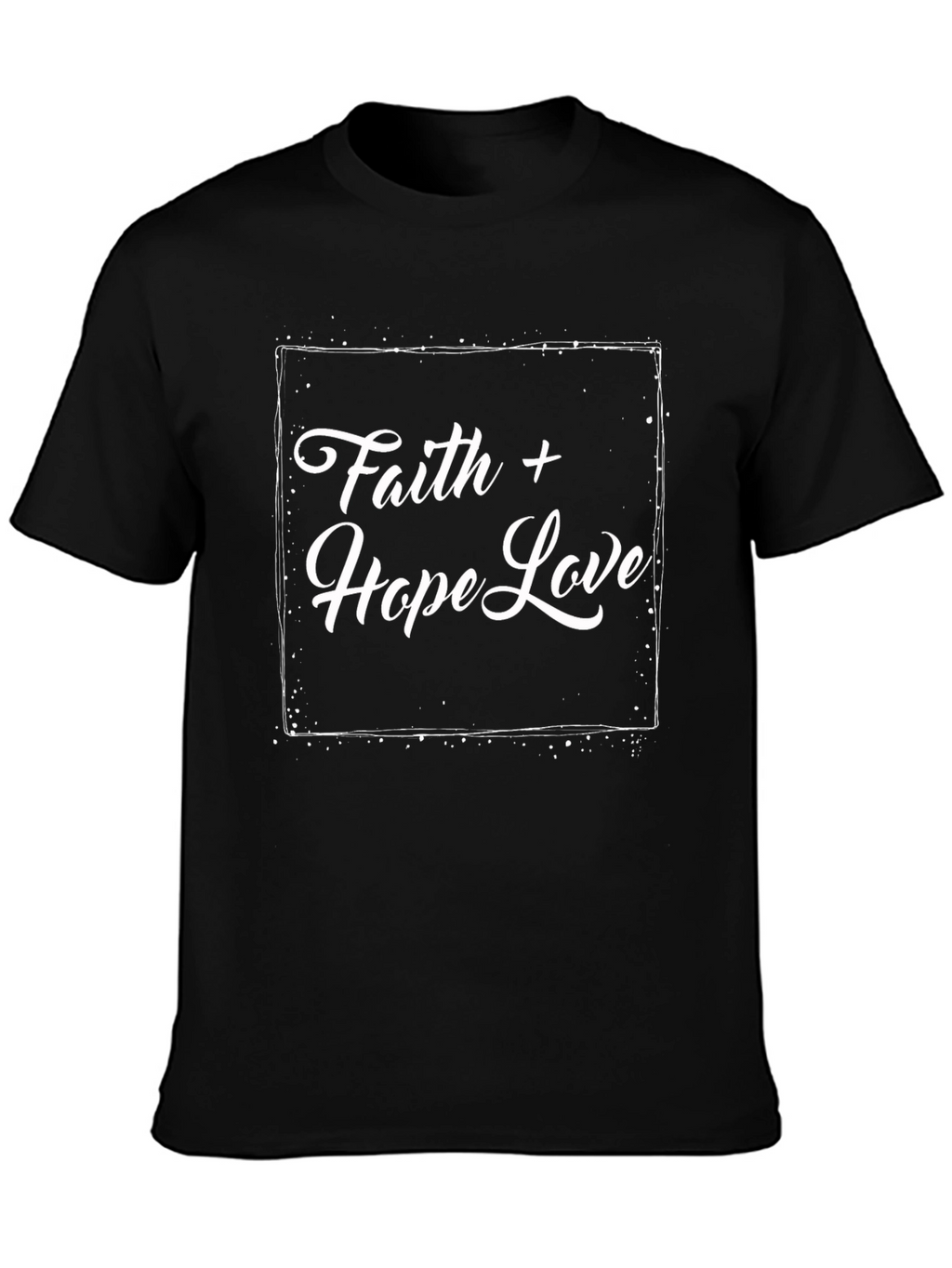 Faith Hope Love Black T-Shirt