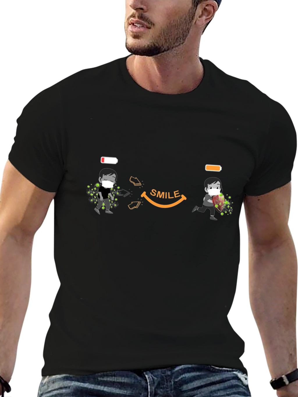 Smile Recharge Graphic T-Shirt