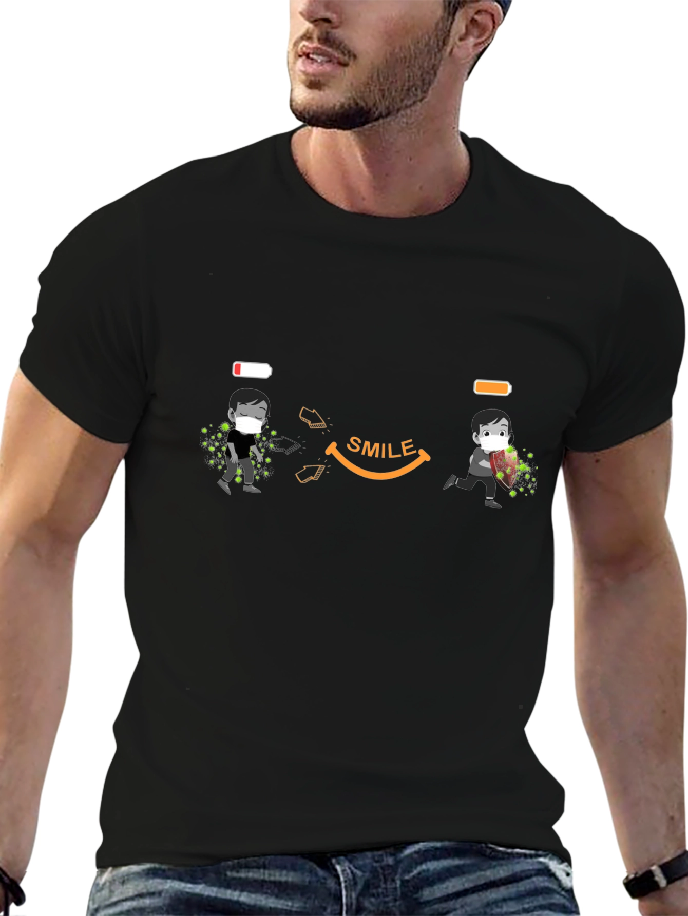 Smile Recharge Graphic T-Shirt
