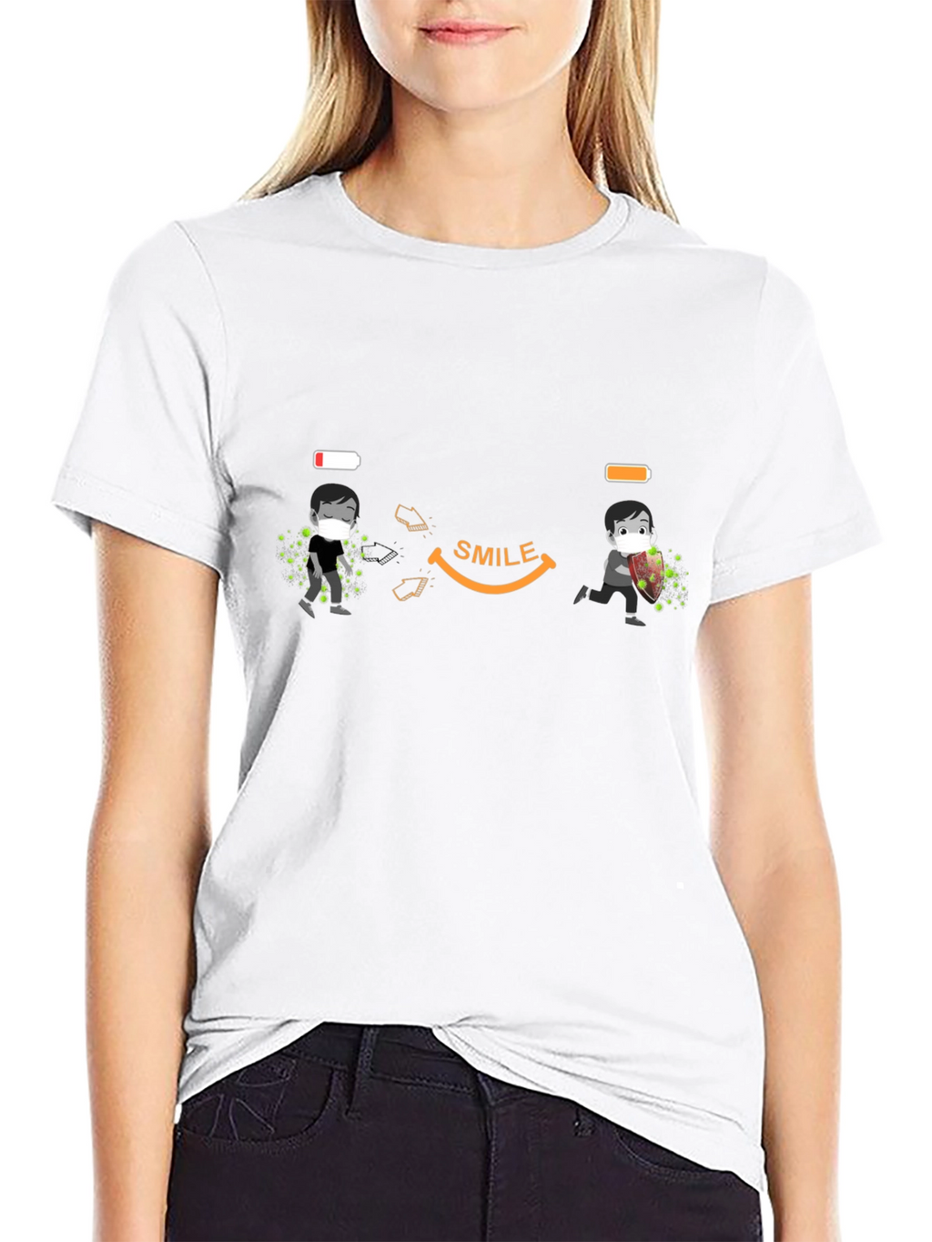 Smile Recharge Graphic T-Shirt