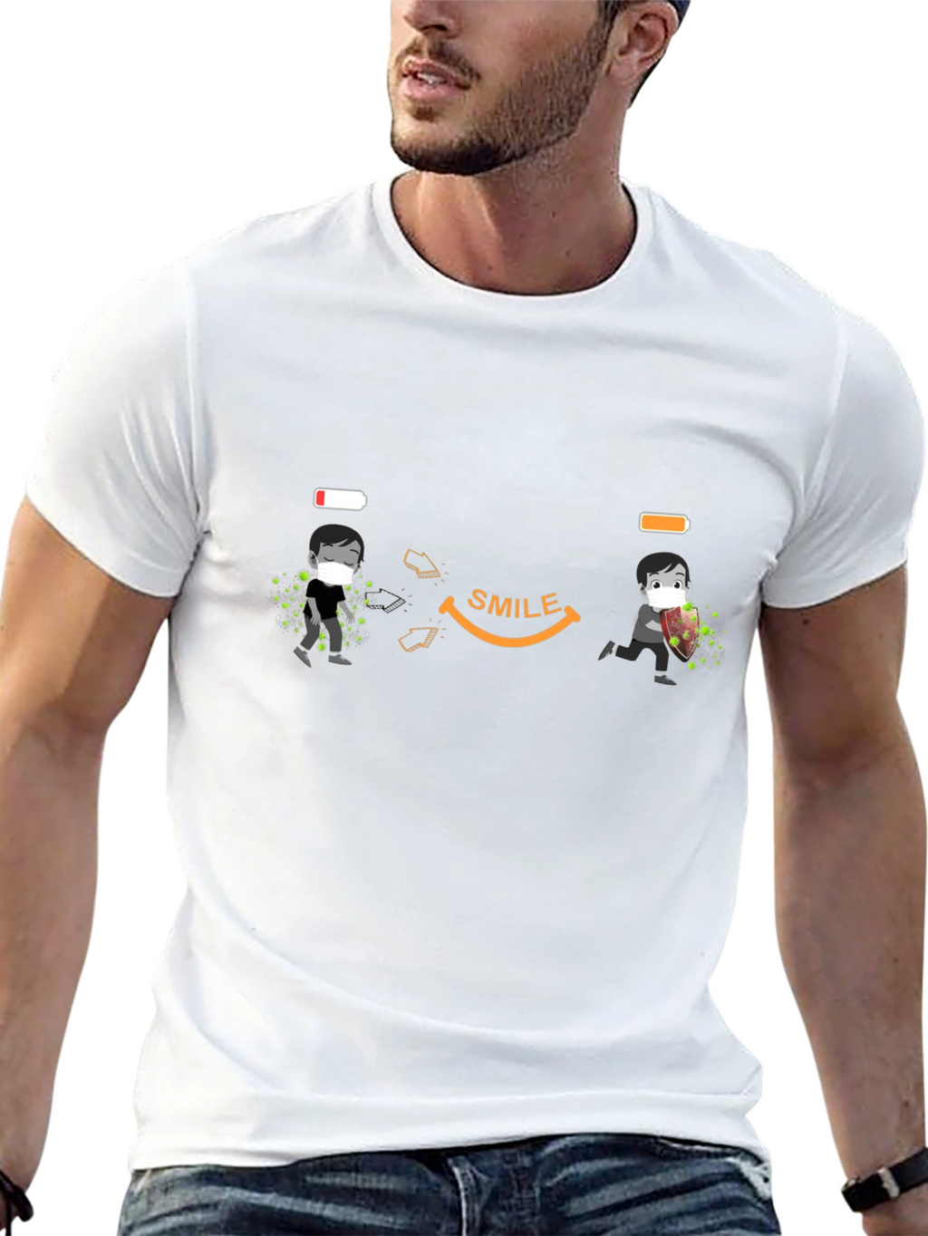 Smile Recharge Graphic T-Shirt