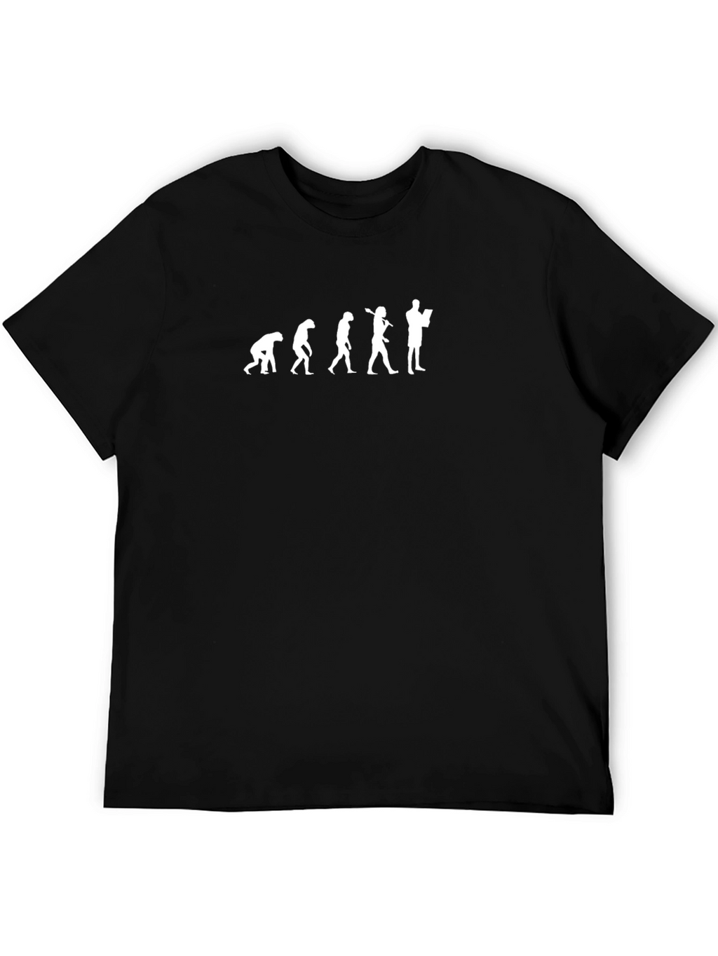 Evolution of Man Reading T-Shirt