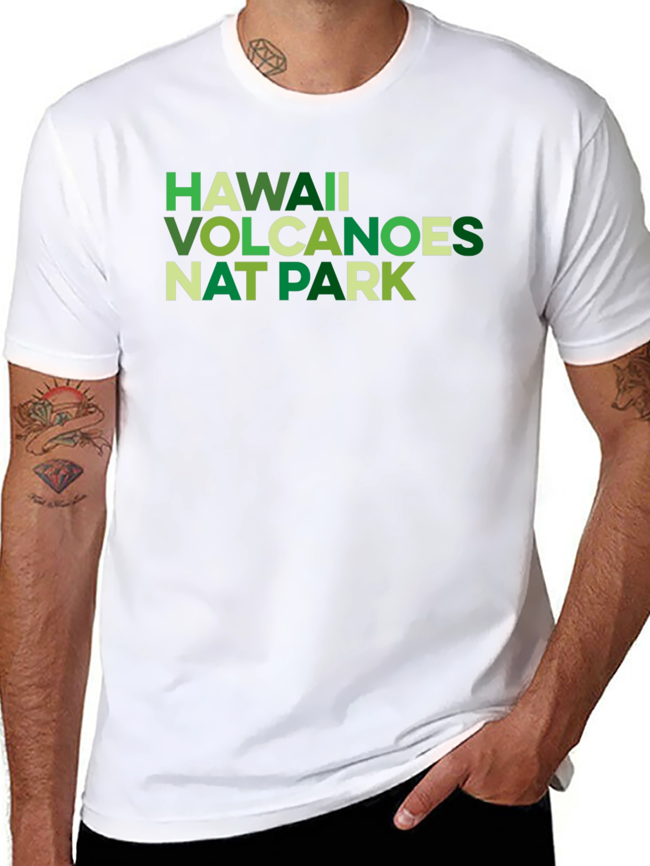 Hawaii Volcanoes Nat Park Graphic T-Shirt