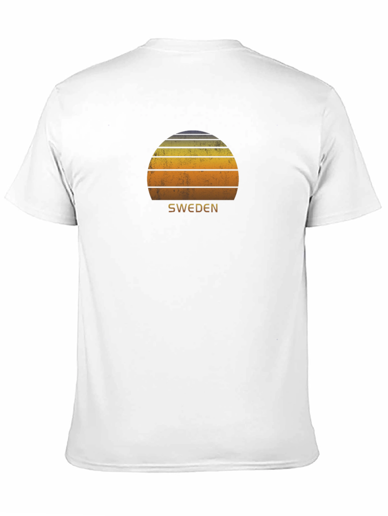 Sweden Sunset Graphic Tee - Retro Style