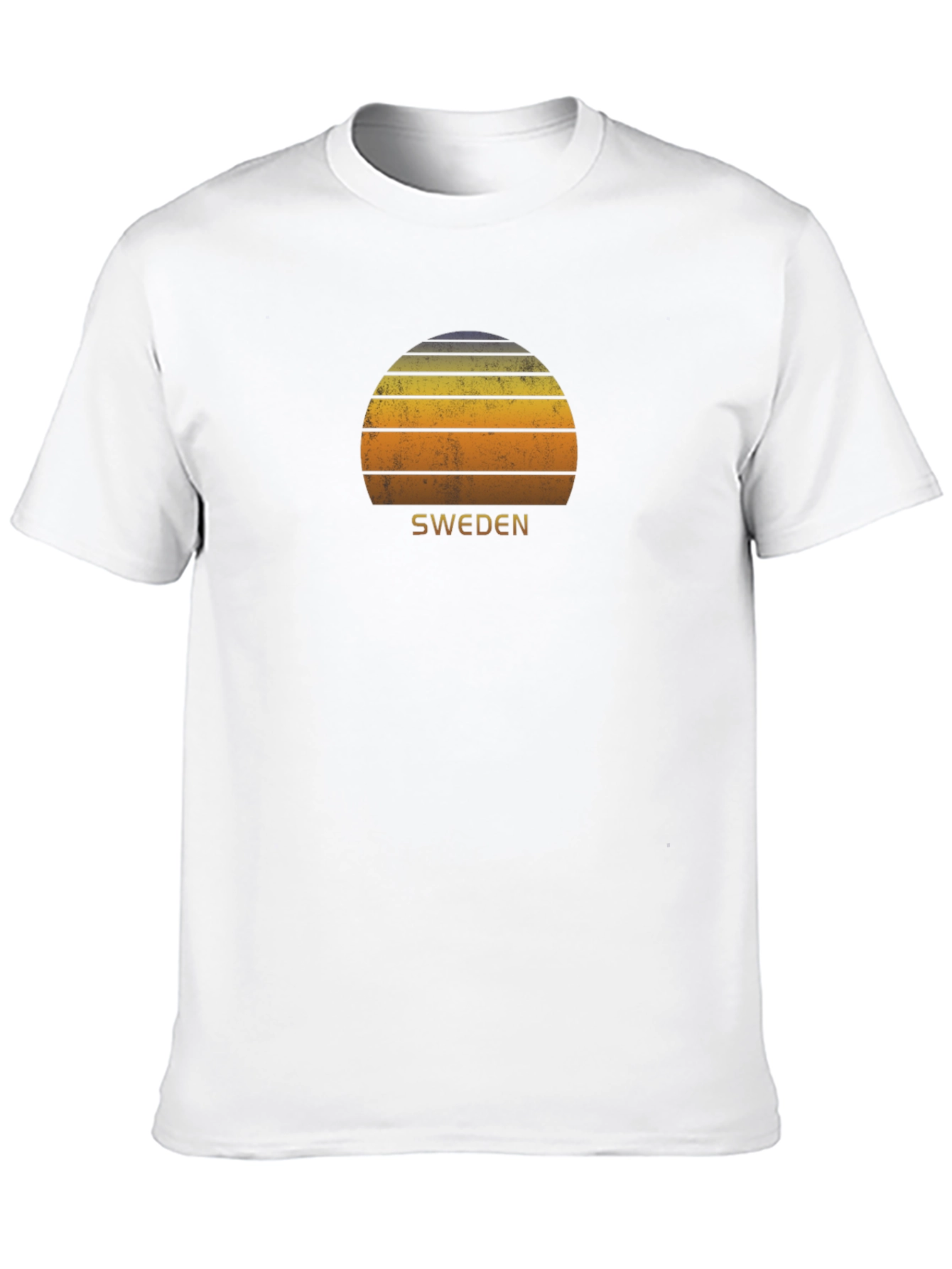 Sweden Sunset Graphic Tee - Retro Style