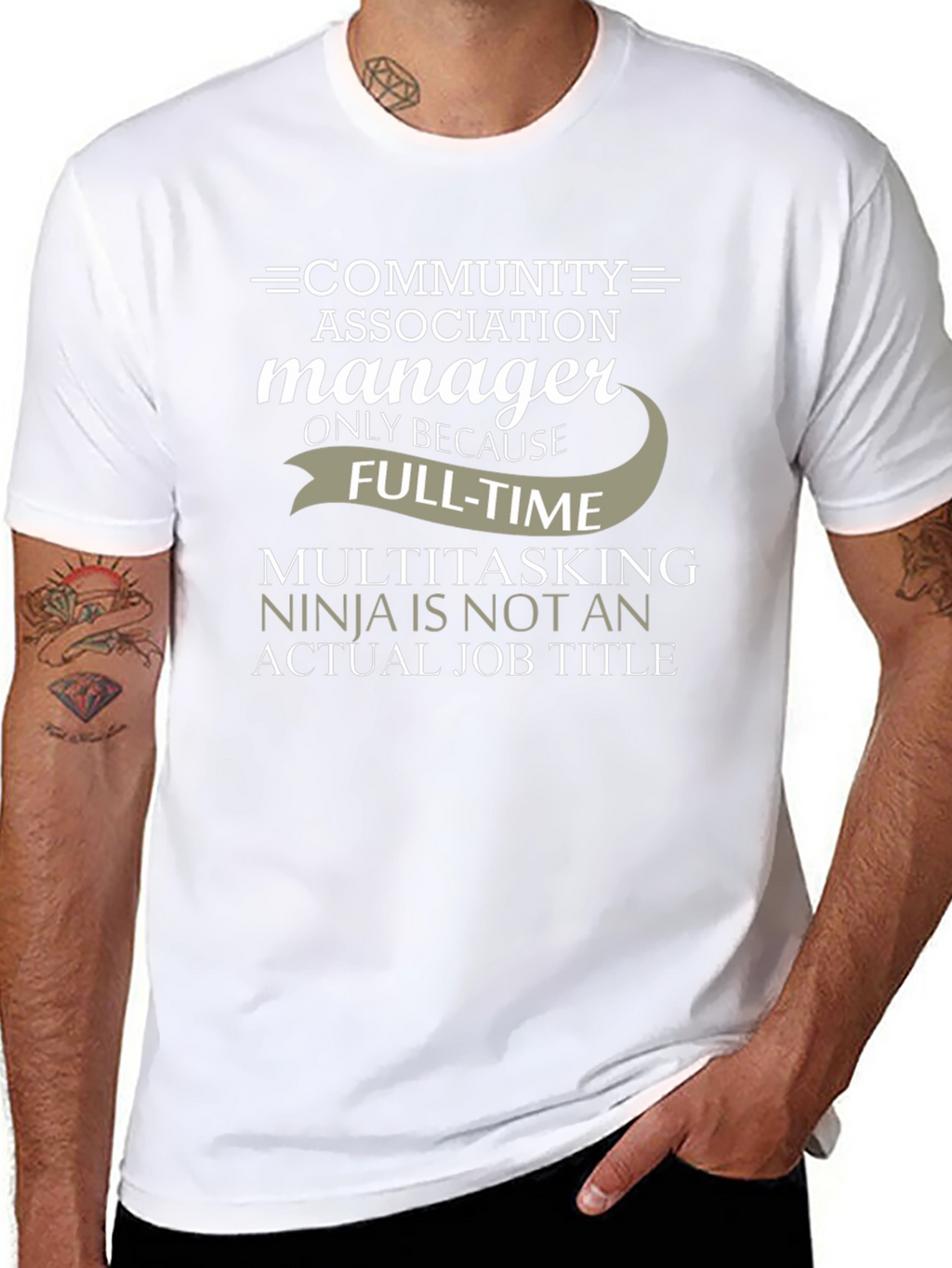 Community Manager T-Shirt: Because Full-Time Multitasking