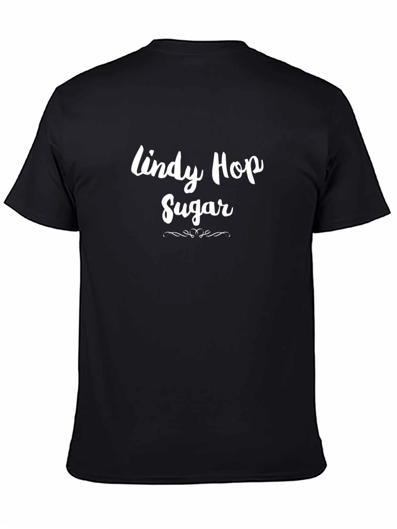 Lindy Hop Sugar Black T-Shirt