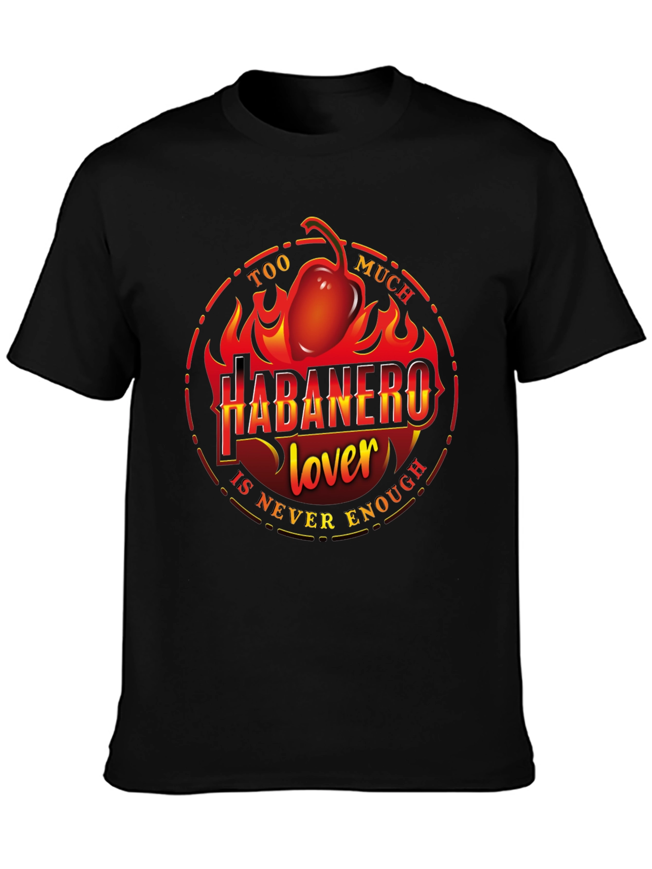 Habanero Lover Graphic T-Shirt - Spicy Food Fan Tee