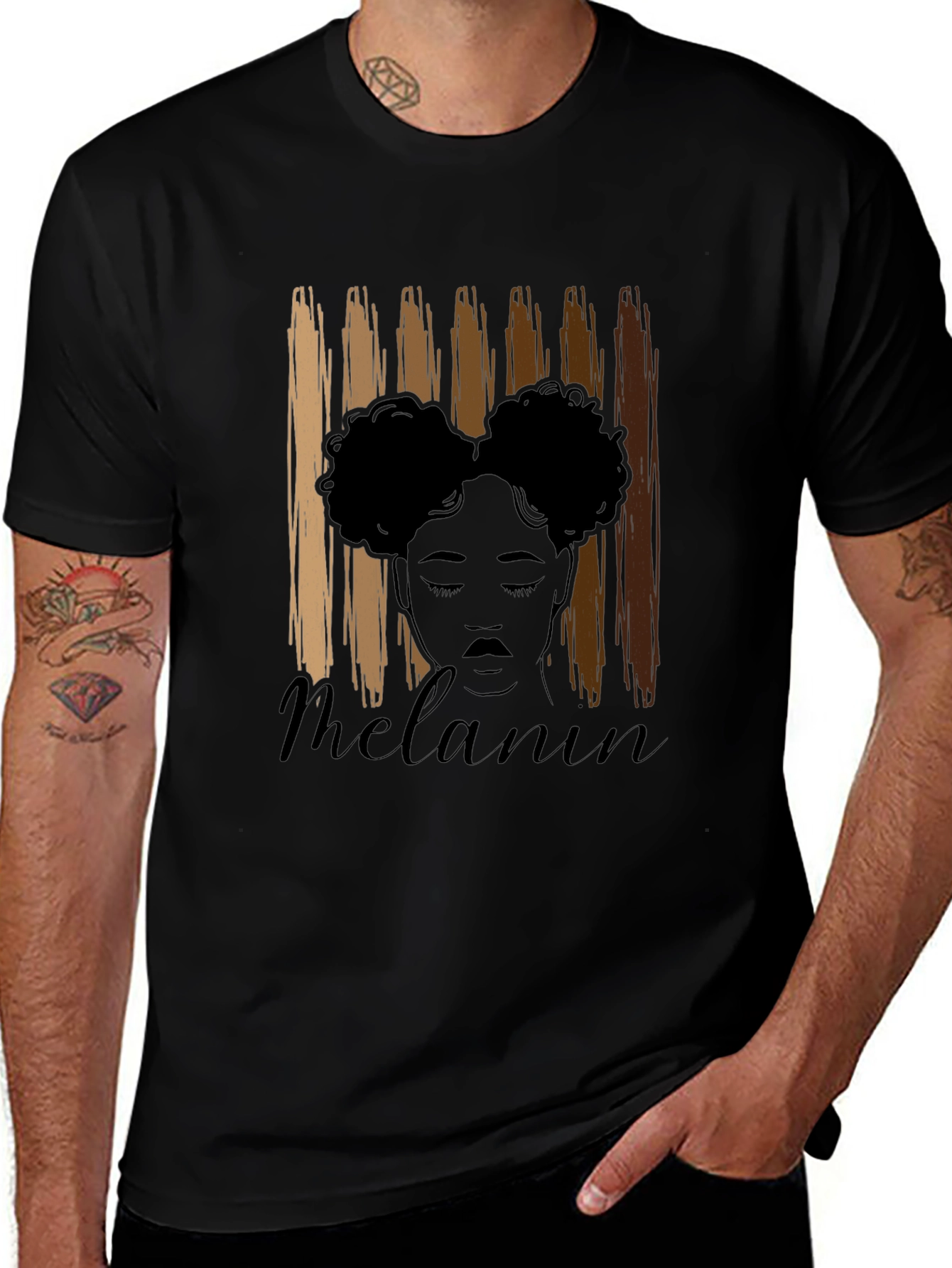 Melanin Black T-Shirt