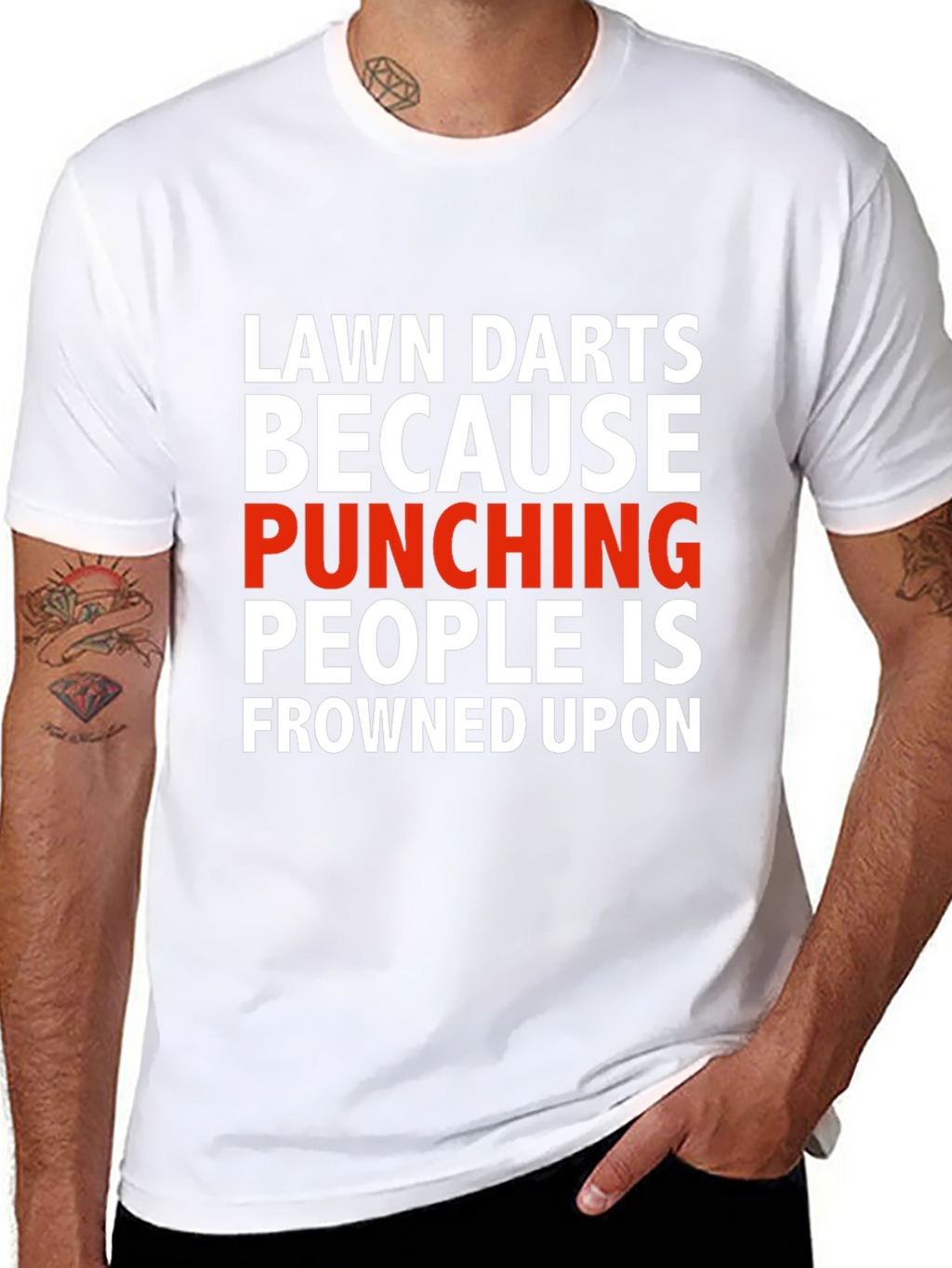 Lawn Darts Punishing People Graphic Tee