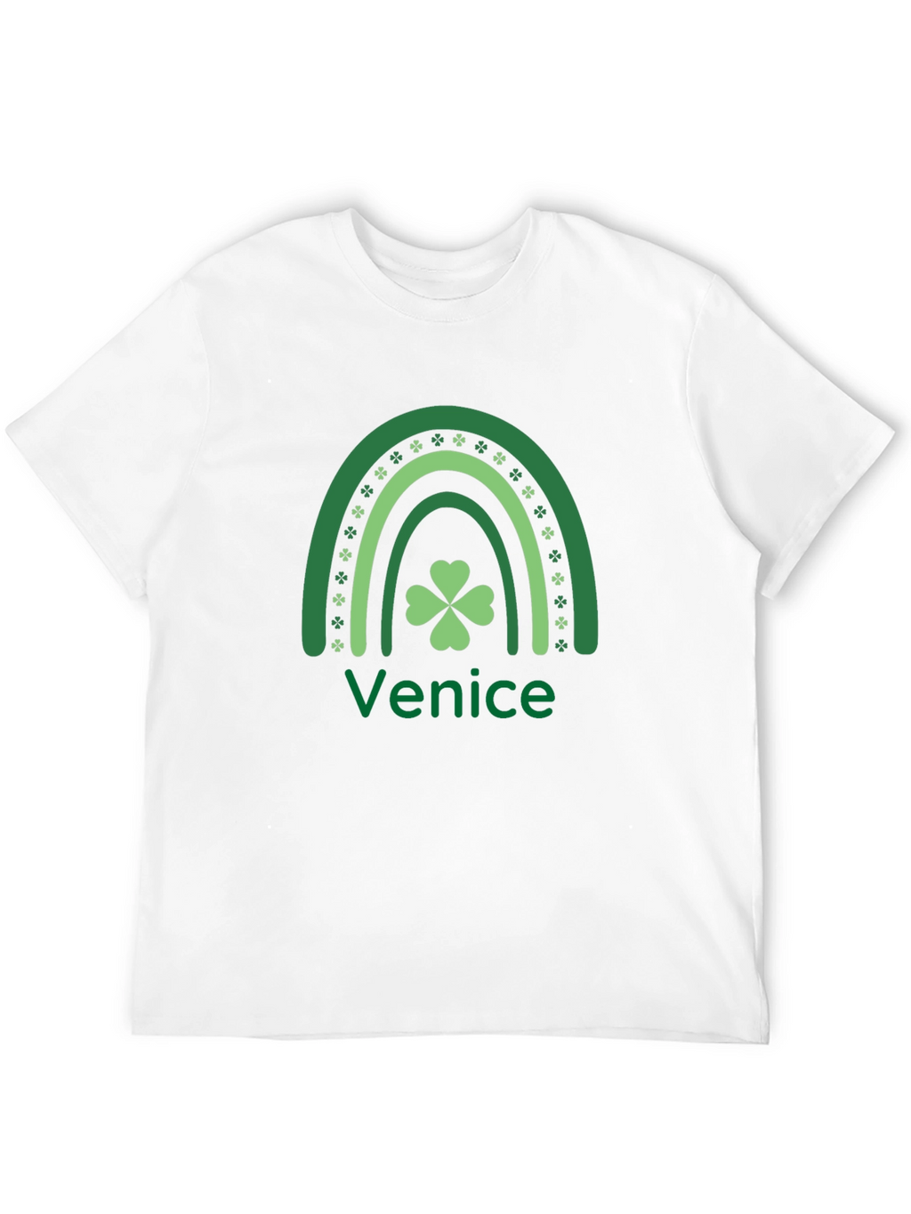 Venice St. Patricks Day Rainbow Clover T-Shirt
