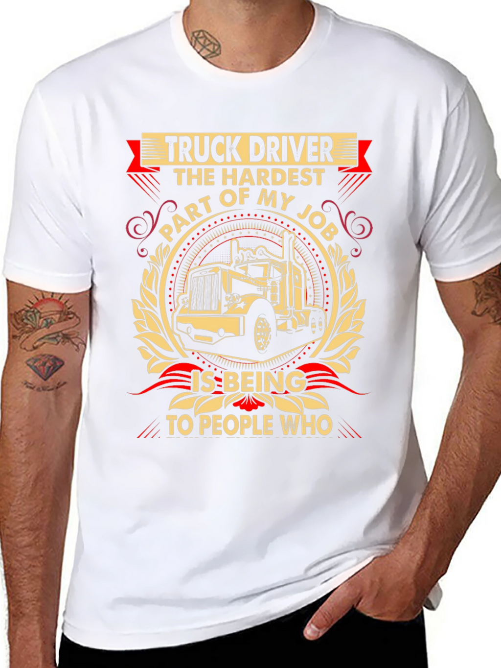 Truck Driver Hardest Part T-Shirt