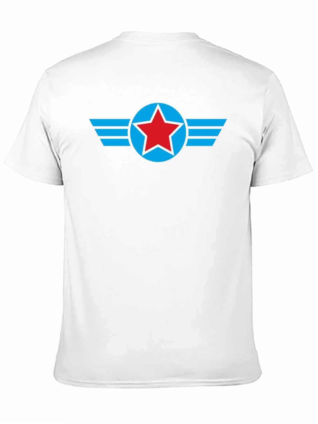 Star Wing Graphic Tee - Black Cotton Comfort