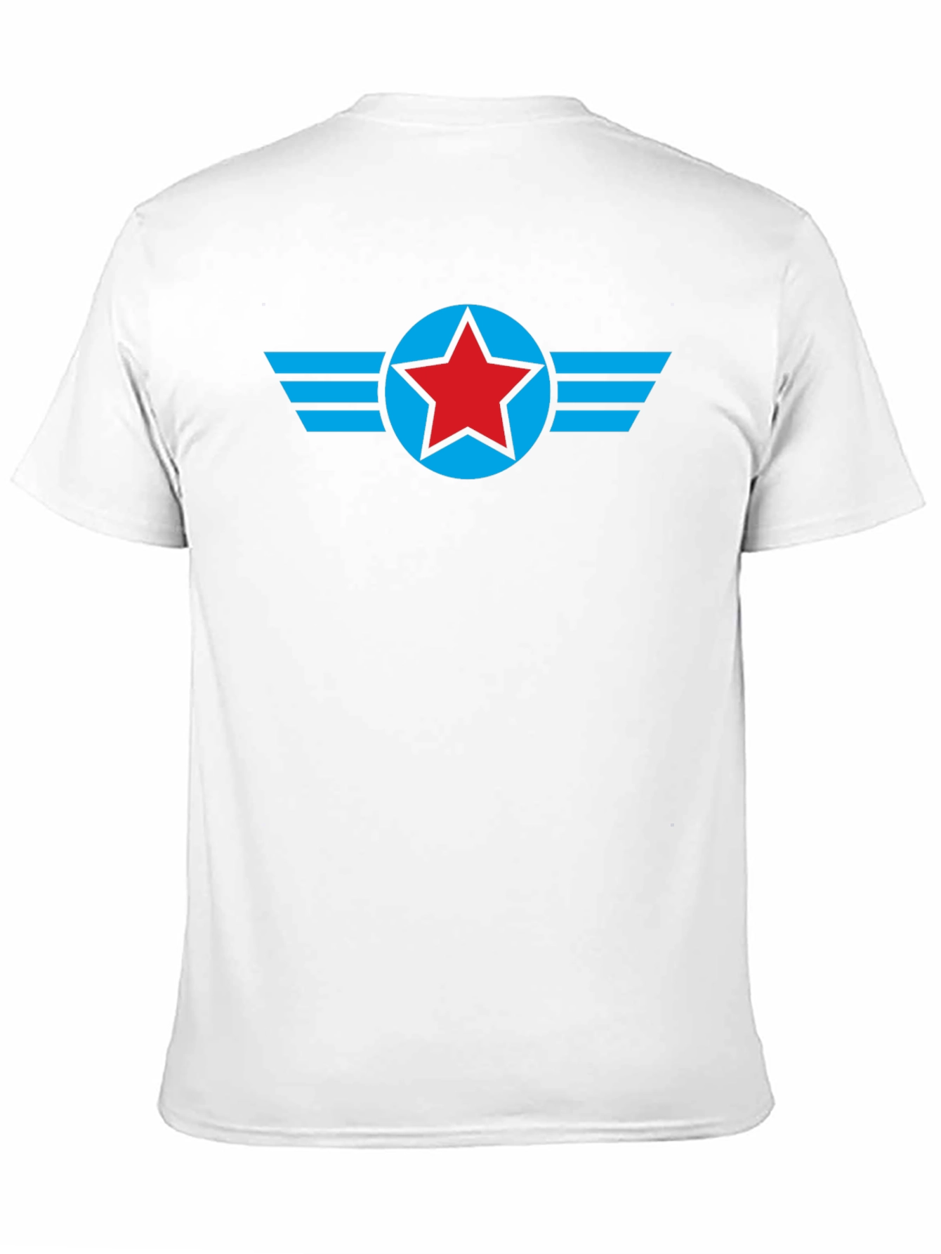 Star Wing Graphic Tee - Black Cotton Comfort