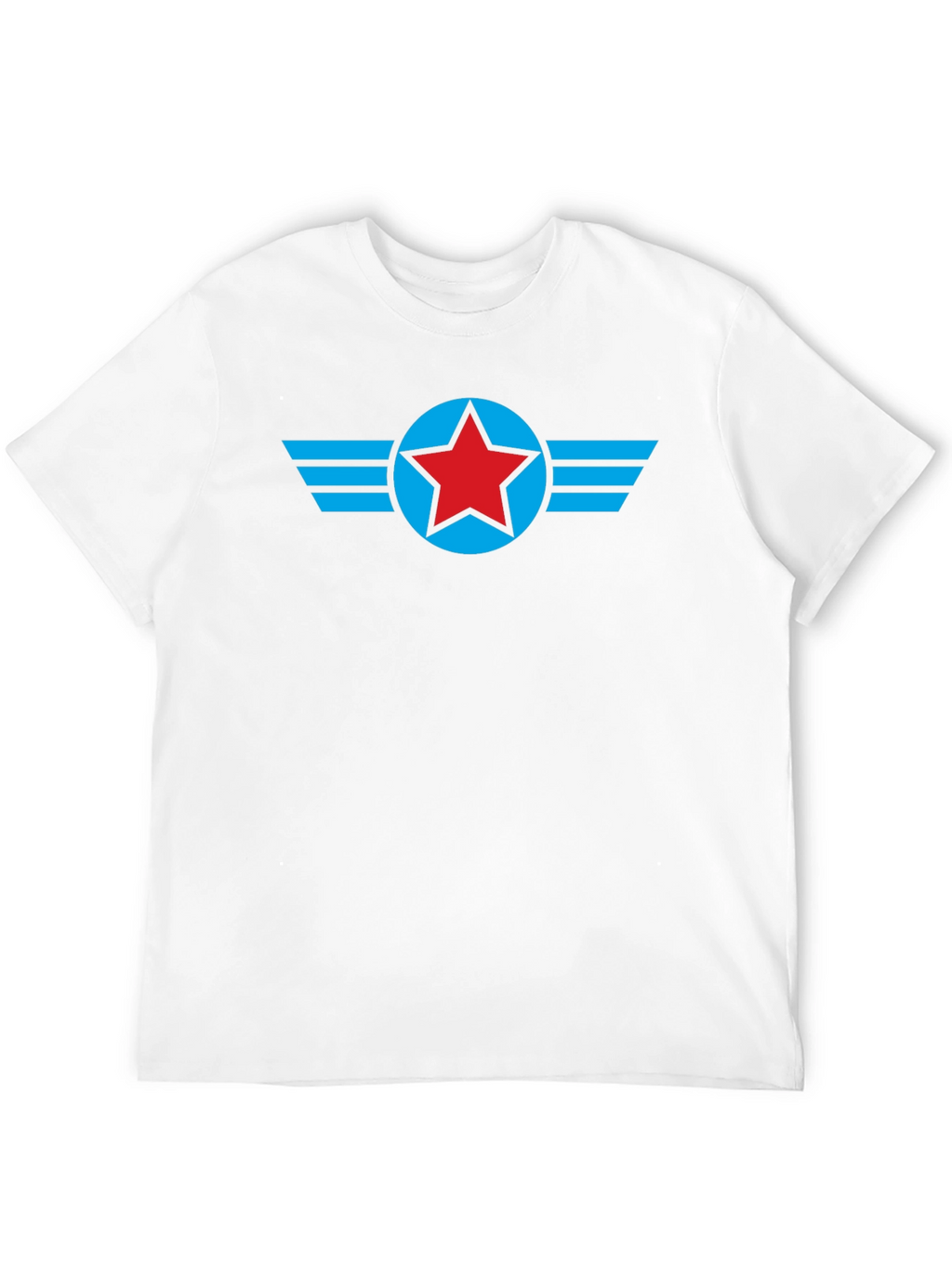 Star Wing Graphic Tee - Black Cotton Comfort