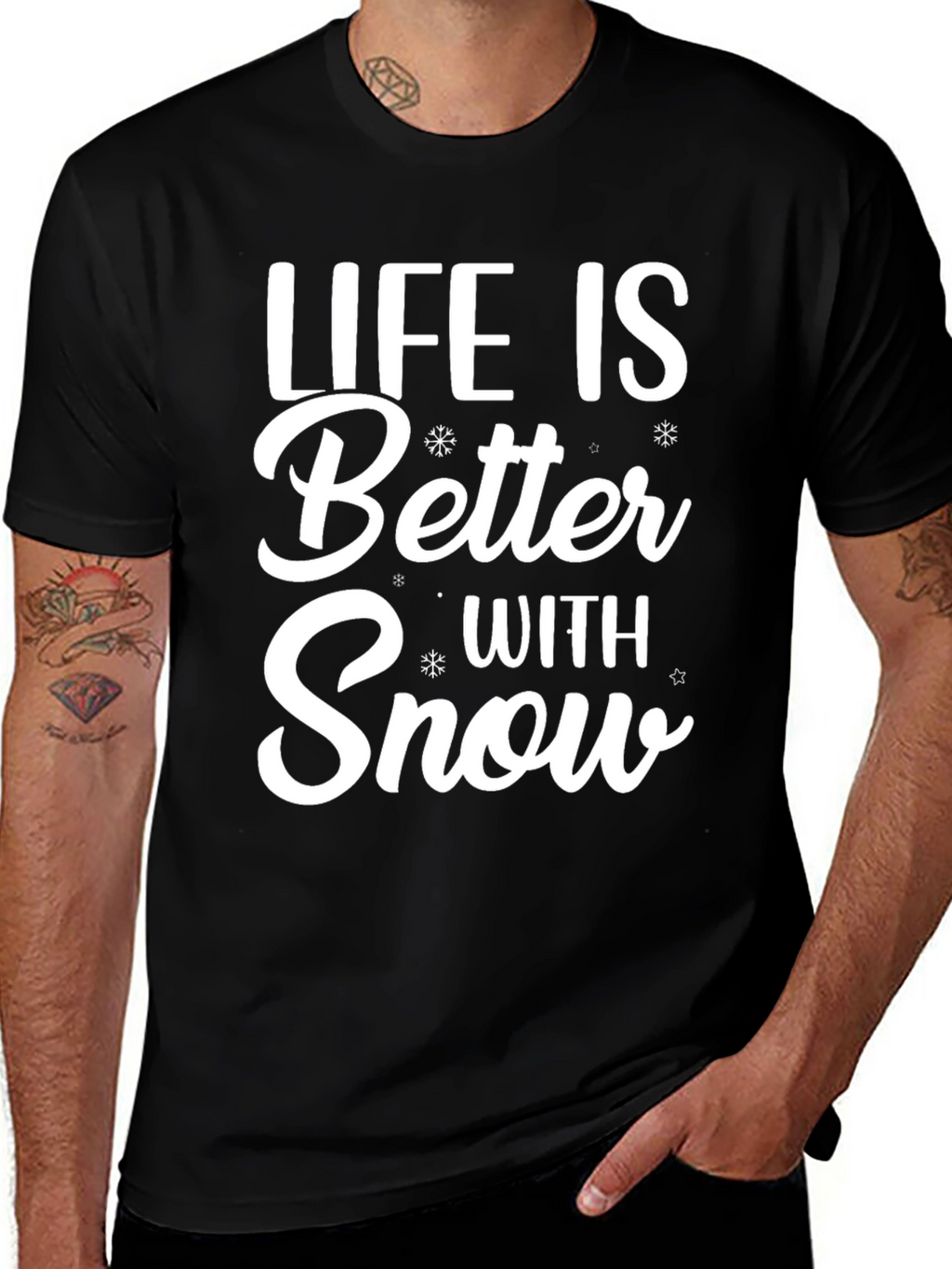 Life is Better With Snow T-Shirt