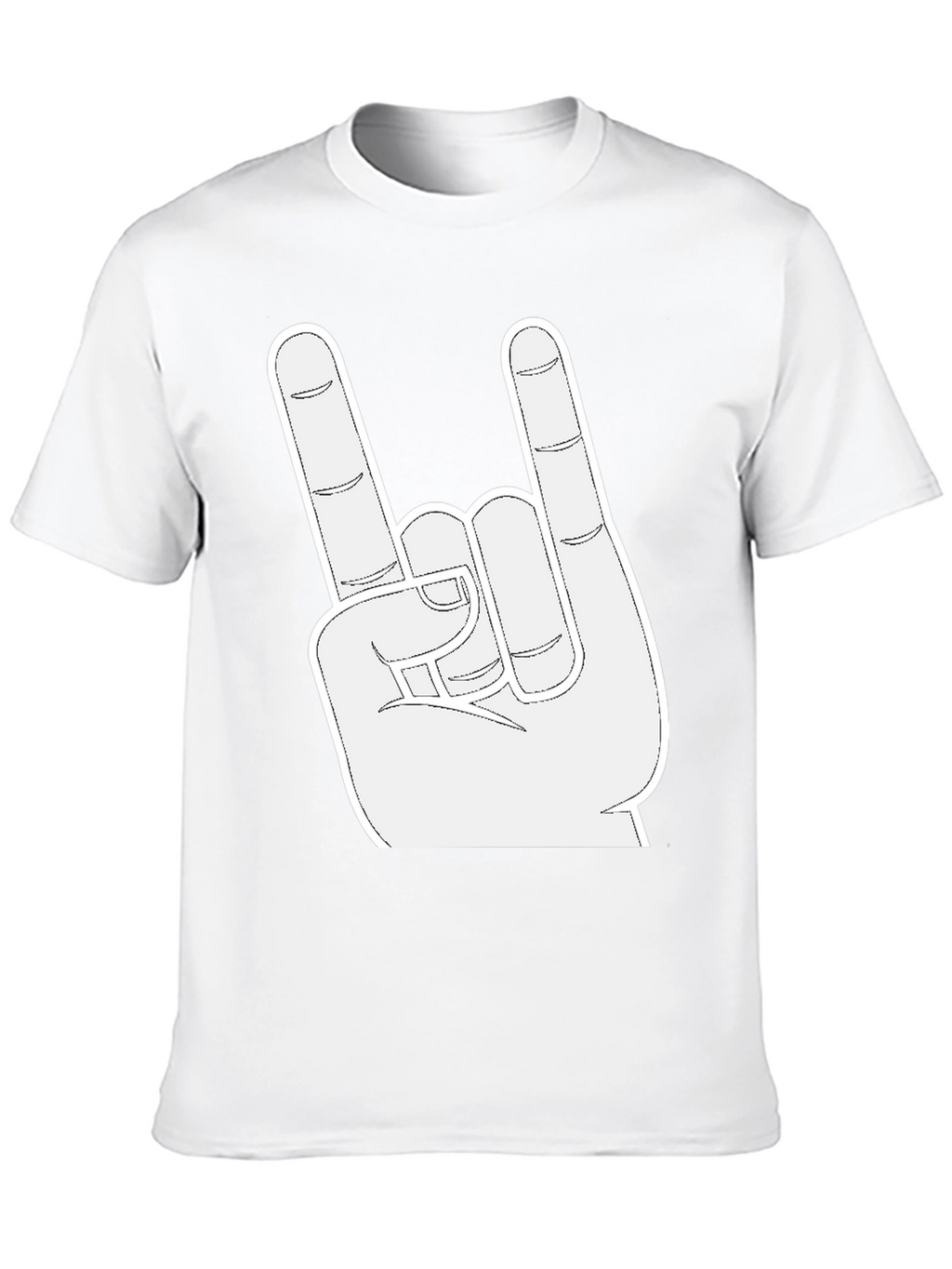 Rock On T-Shirt - Metal Hand Sign Graphic Tee