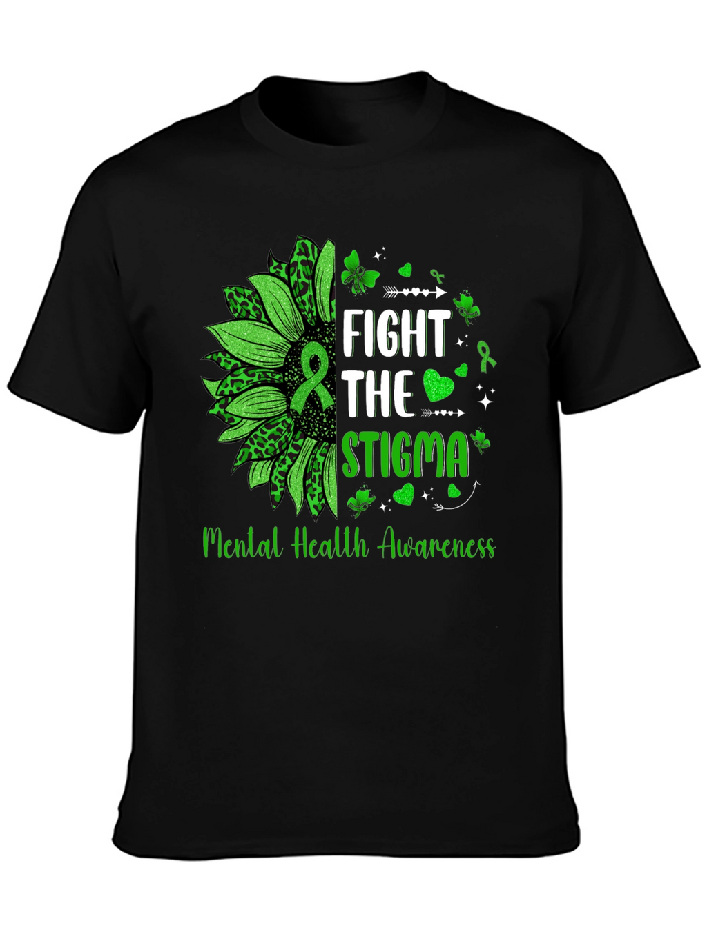 Mental Health Awareness Graphic T-Shirt
