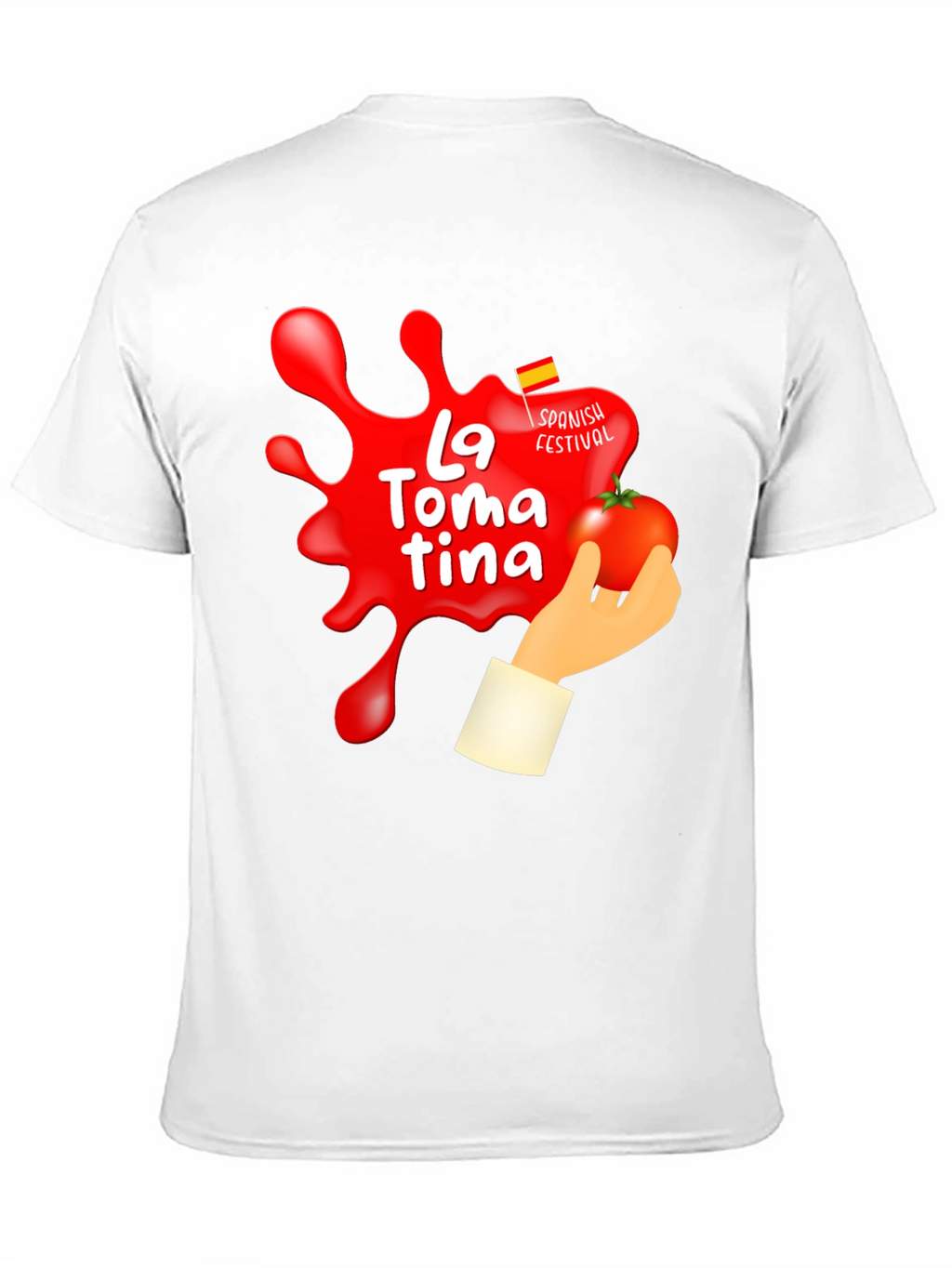 La Tomatina Festival Graphic T-Shirt - Tomato Fight Tee