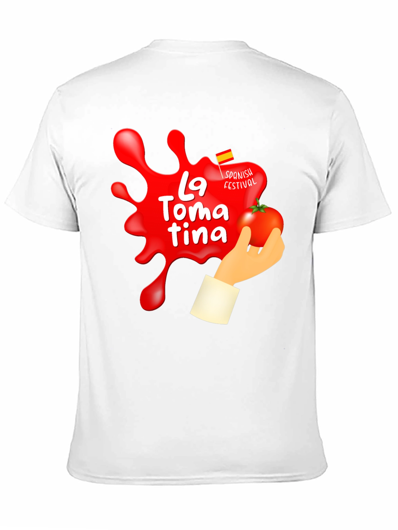 La Tomatina Festival Graphic T-Shirt - Tomato Fight Tee