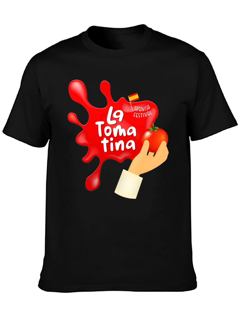 La Tomatina Festival Graphic T-Shirt - Tomato Fight Tee