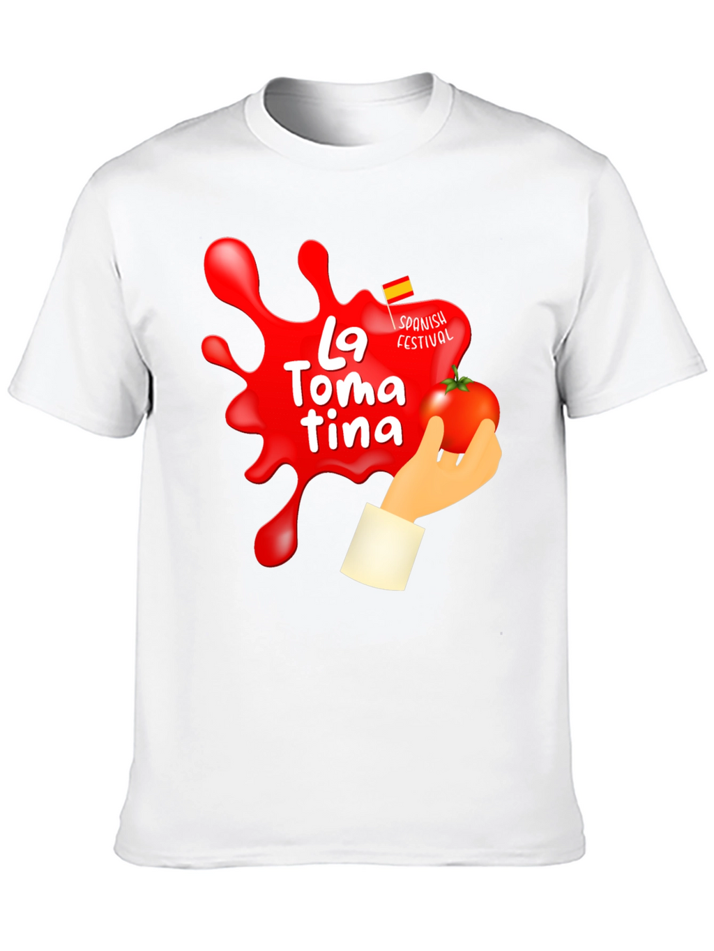 La Tomatina Festival Graphic T-Shirt - Tomato Fight Tee