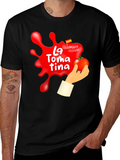 La Tomatina Festival Graphic T-Shirt - Tomato Fight Tee