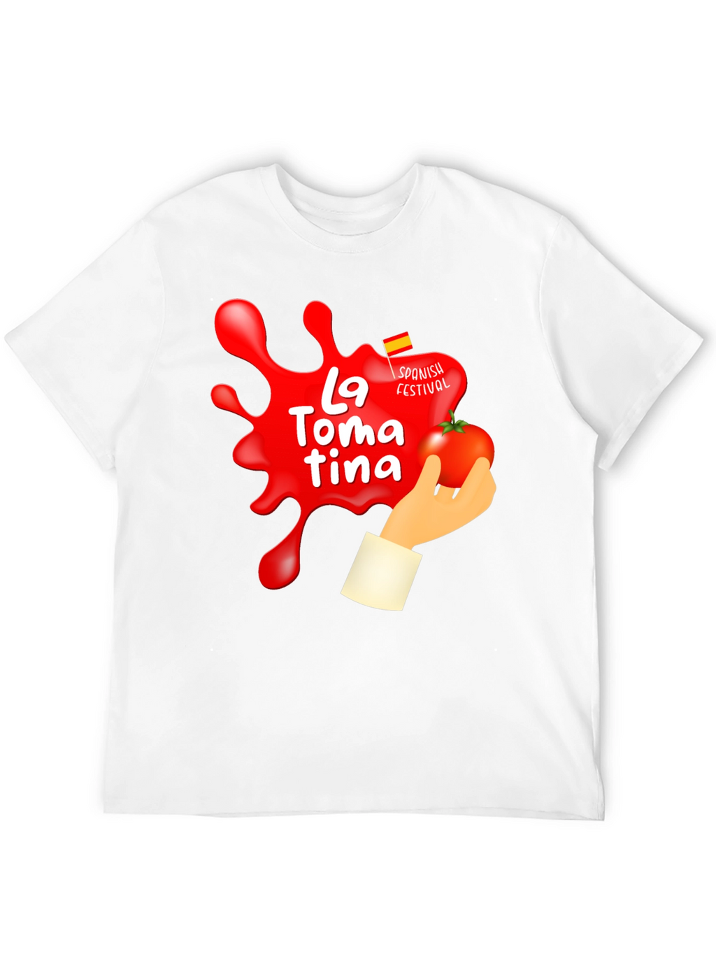 La Tomatina Festival Graphic T-Shirt - Tomato Fight Tee