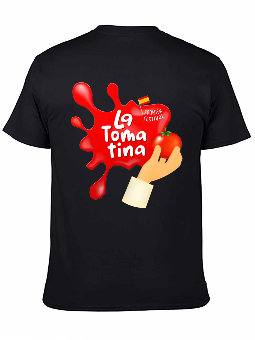 La Tomatina Festival Graphic T-Shirt - Tomato Fight Tee