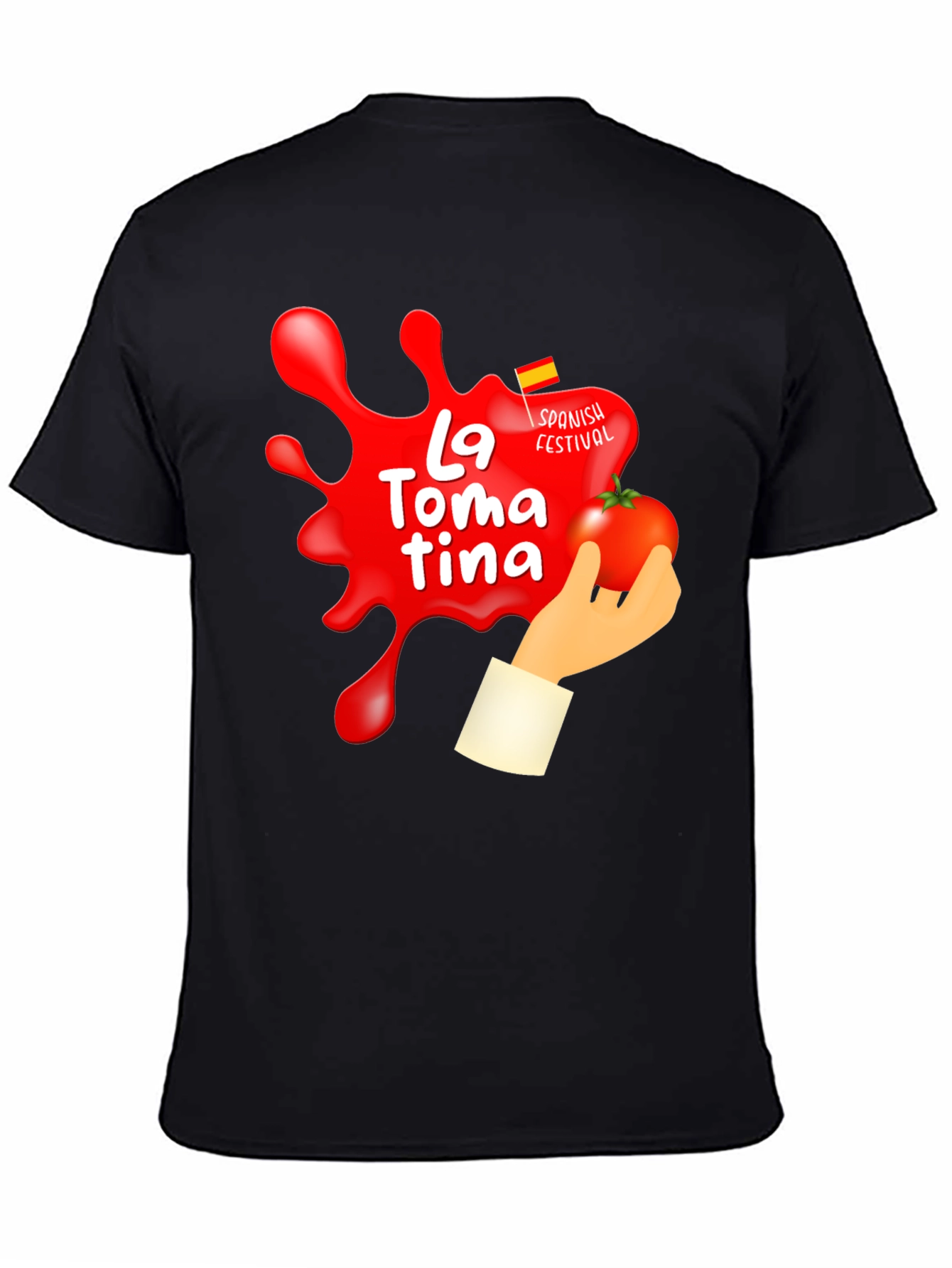 La Tomatina Festival Graphic T-Shirt - Tomato Fight Tee
