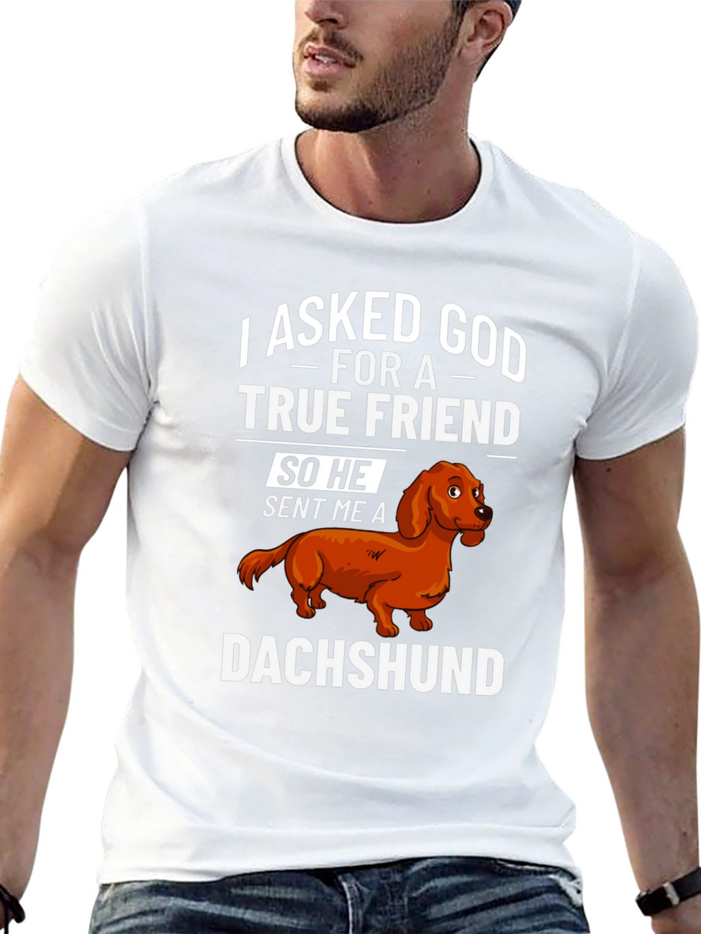 Dachshund True Friend T-Shirt - Dog Lover Apparel