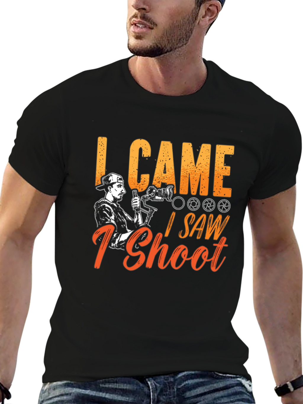 I Came I Saw I Shoot Photography T-Shirt
