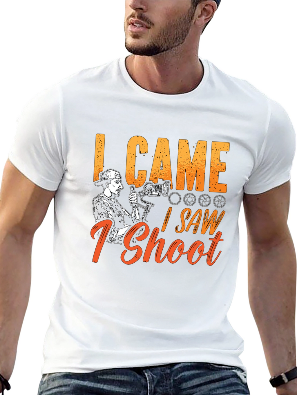 I Came I Saw I Shoot Photography T-Shirt