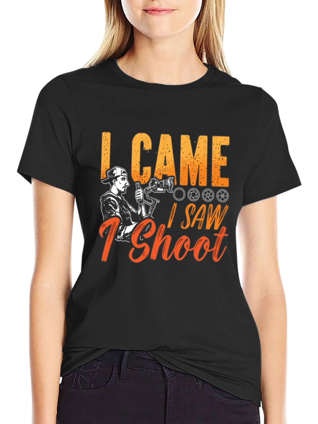 I Came I Saw I Shoot Photography T-Shirt