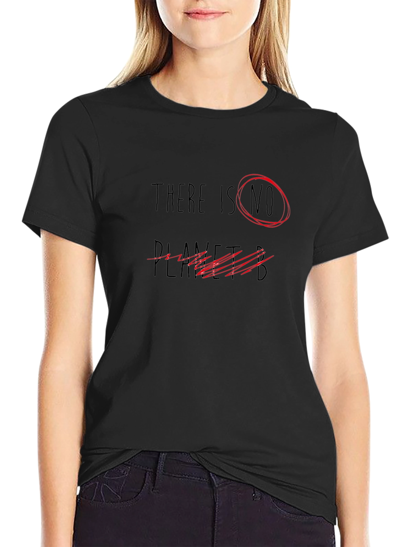 There is NO Planet B Black Graphic T-Shirt