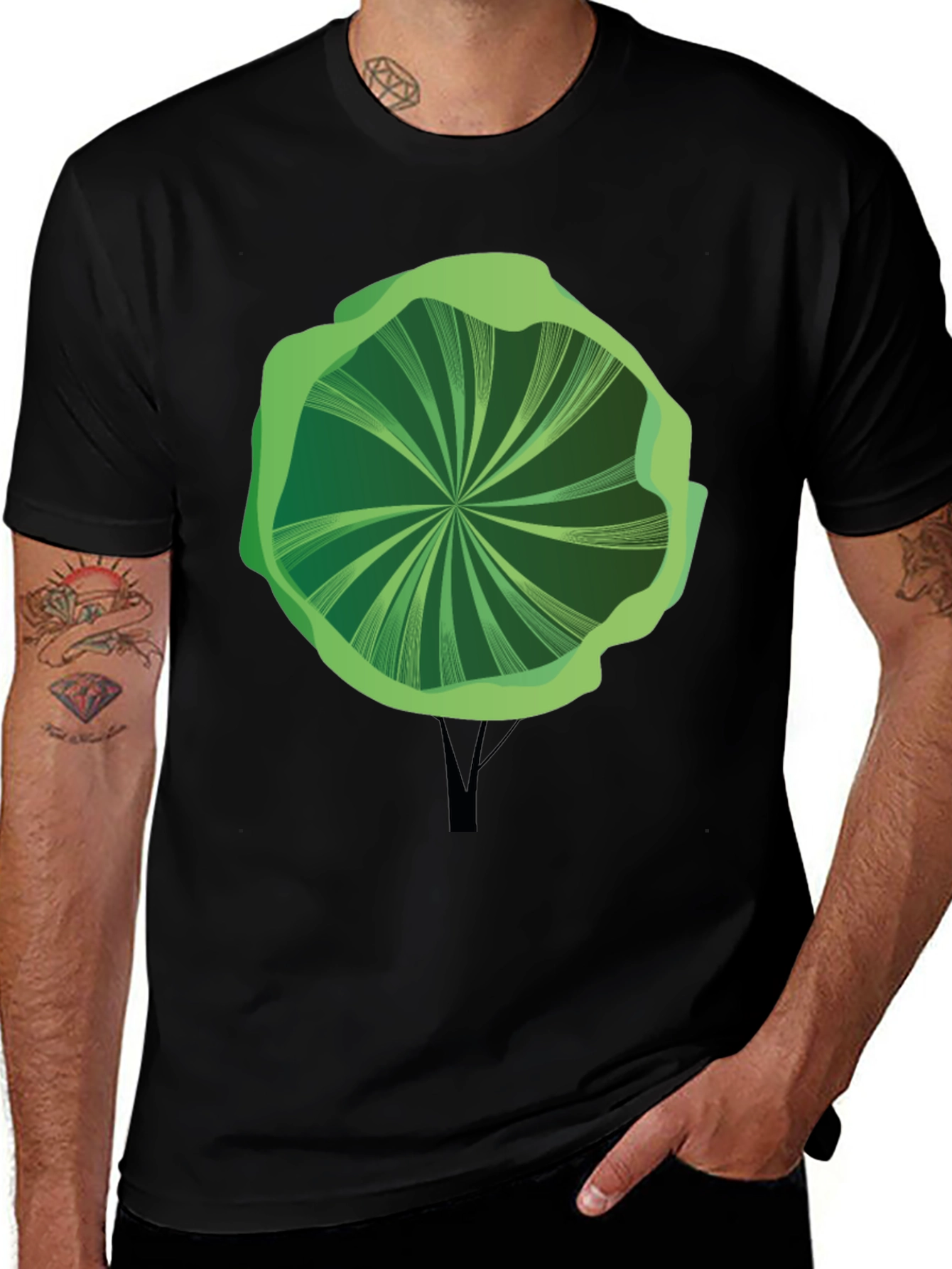 Abstract Tree Graphic Tee
