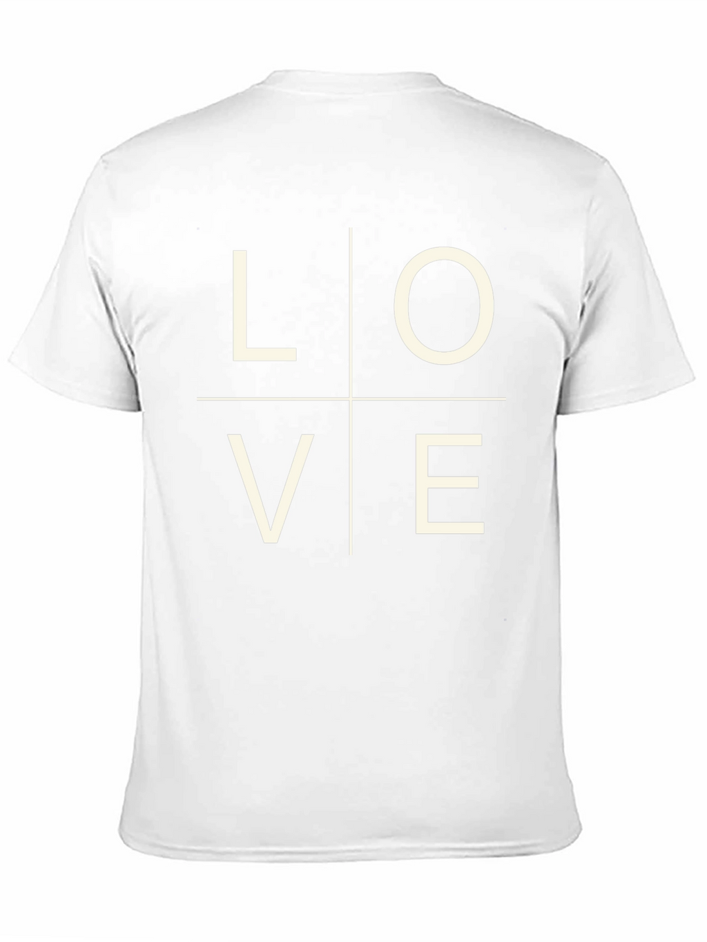 Love Grid Graphic Tee - Black Casual Shirt