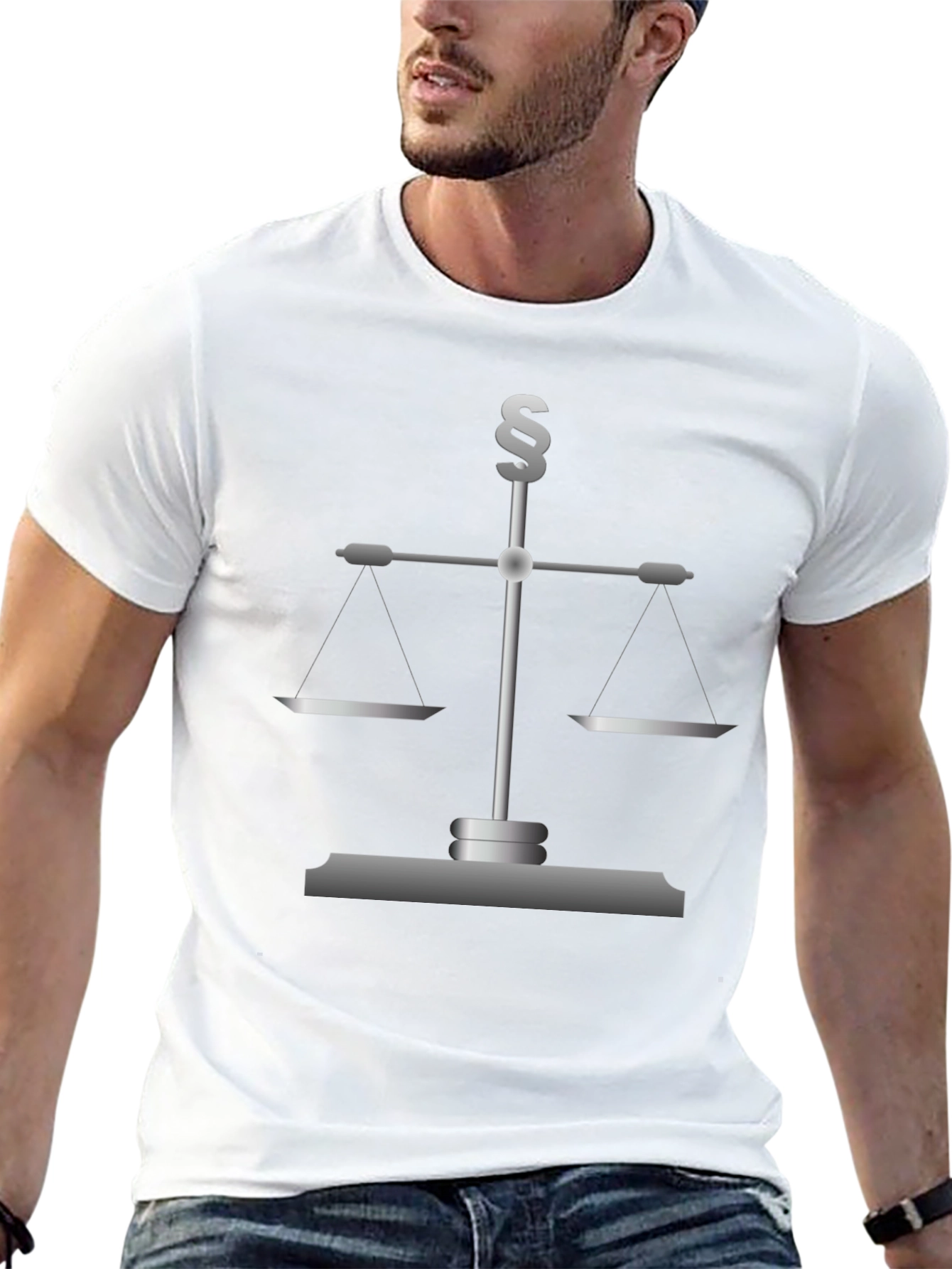 Scales of Justice Mens Graphic Tee