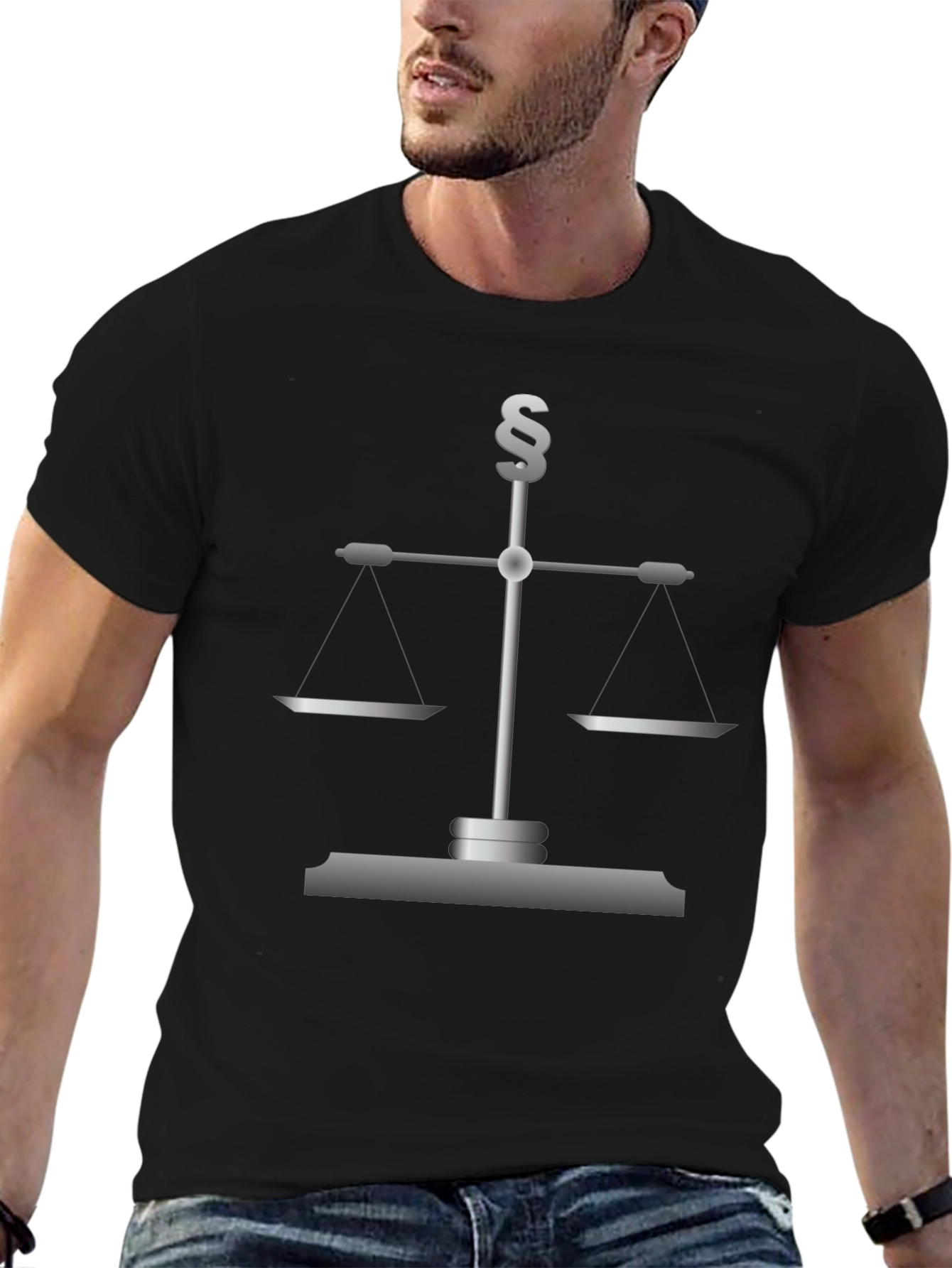 Scales of Justice Mens Graphic Tee