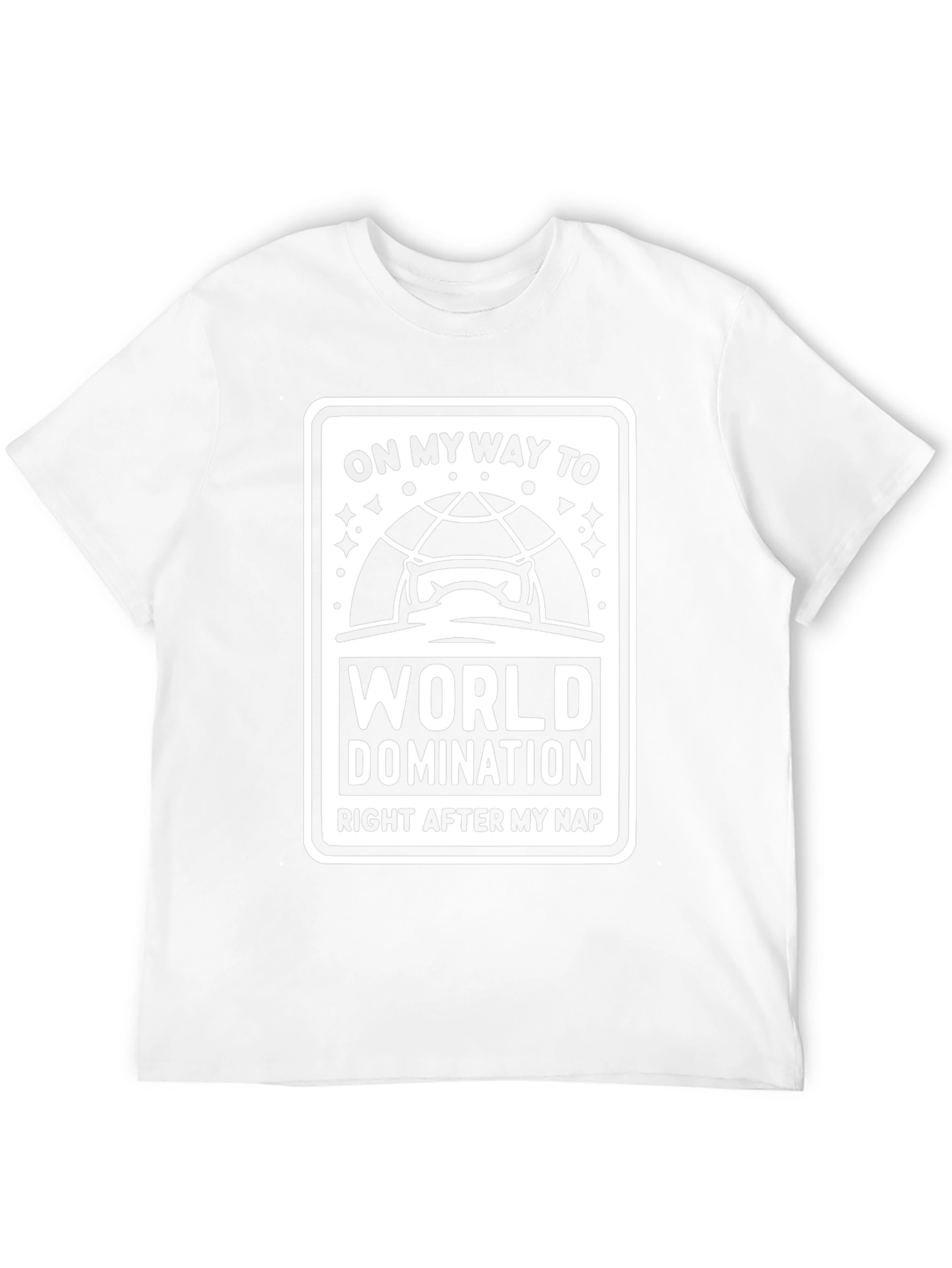 World Domination Nap T-Shirt - Funny Graphic Tee