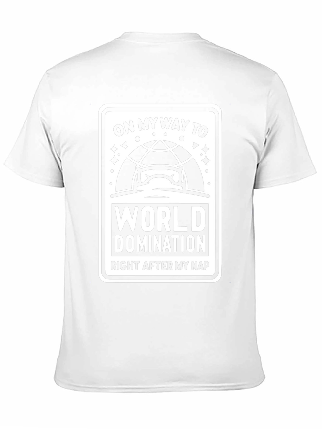 World Domination Nap T-Shirt - Funny Graphic Tee