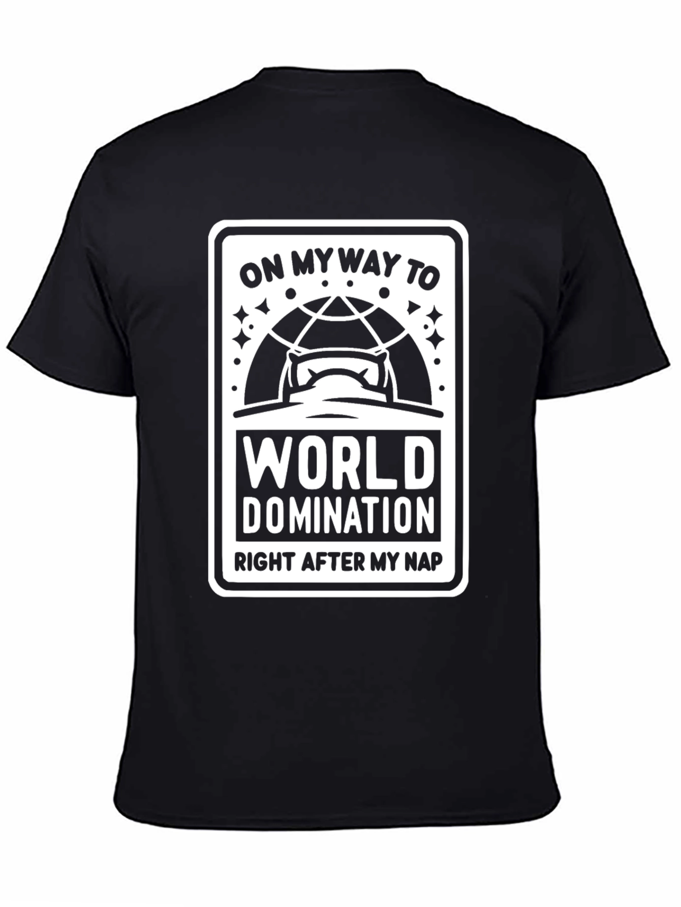 World Domination Nap T-Shirt - Funny Graphic Tee