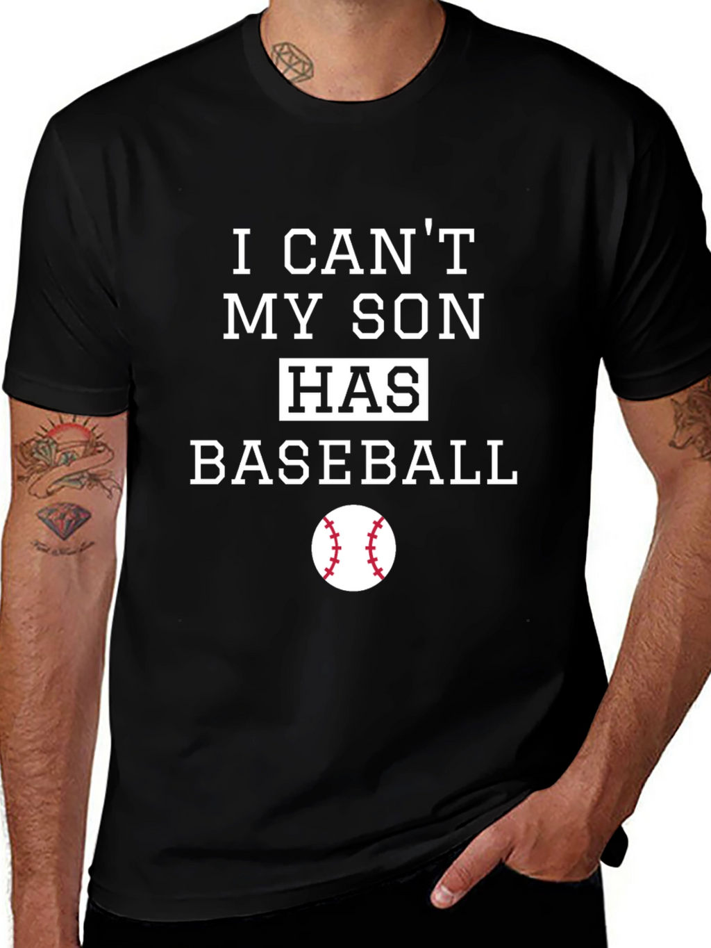 My Son Has Baseball T-Shirt - Dad Gift