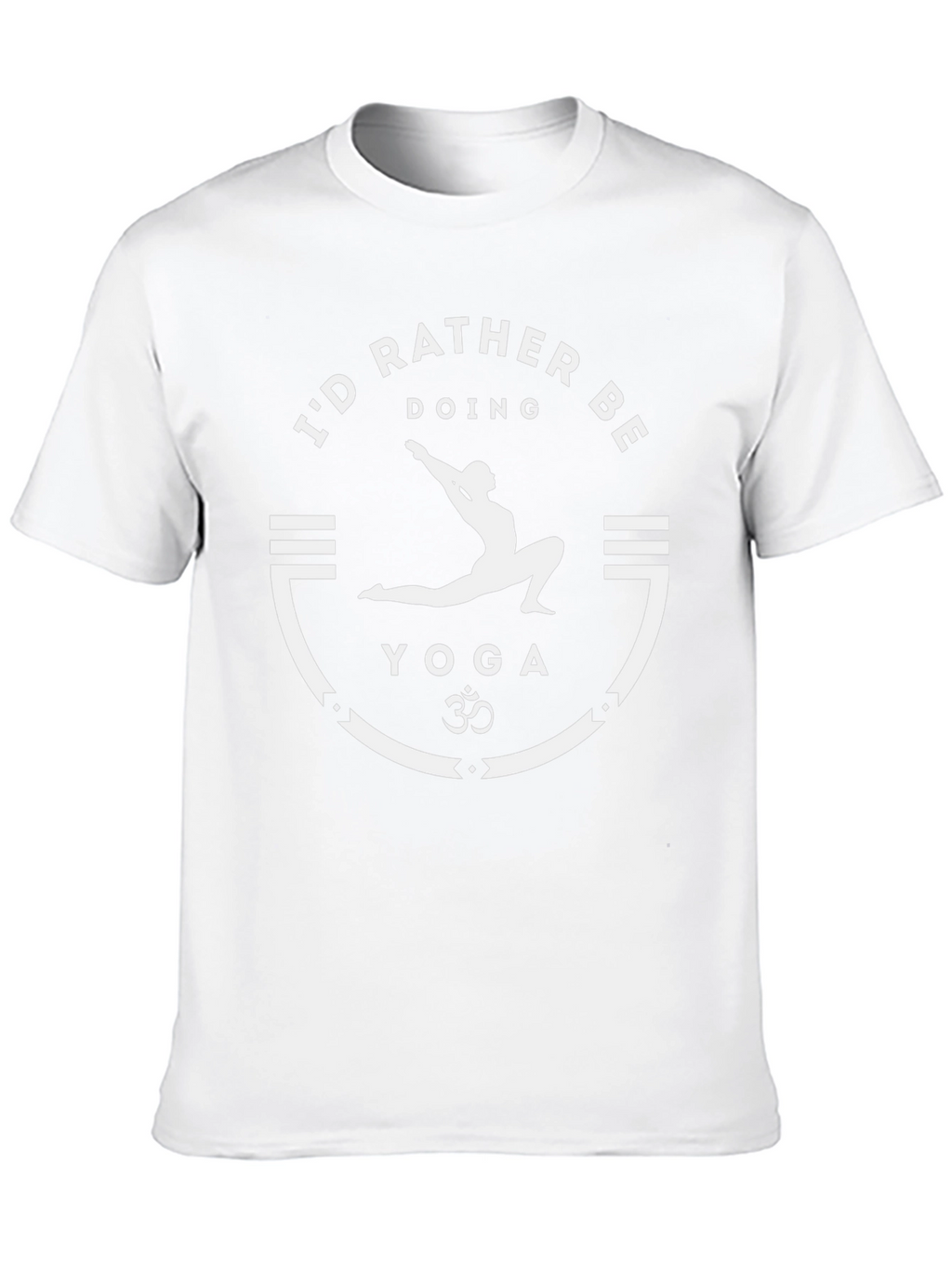 Yoga Lover T-Shirt - Id Rather Be Doing Yoga