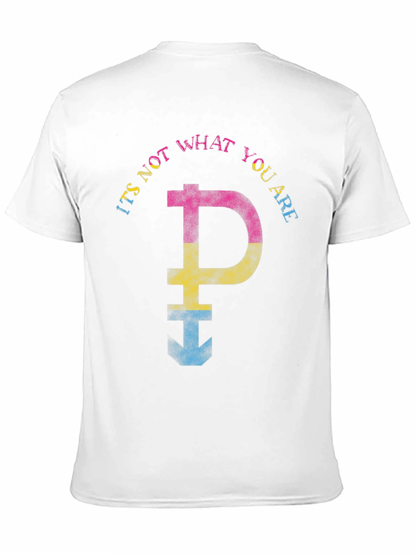 Pansexual Pride T-Shirt - Its Not What You Are