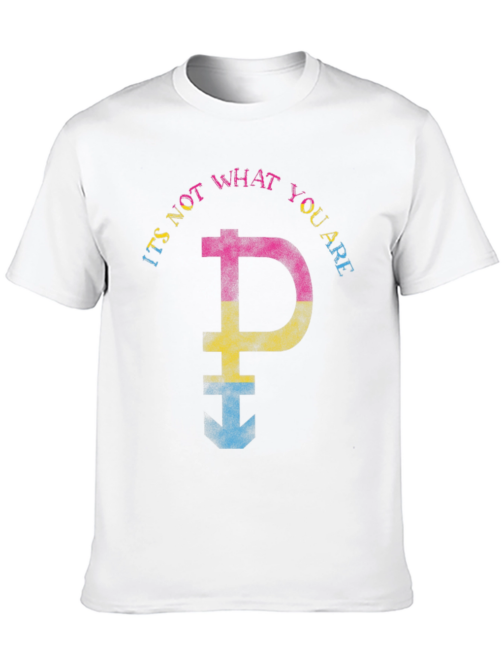 Pansexual Pride T-Shirt - Its Not What You Are