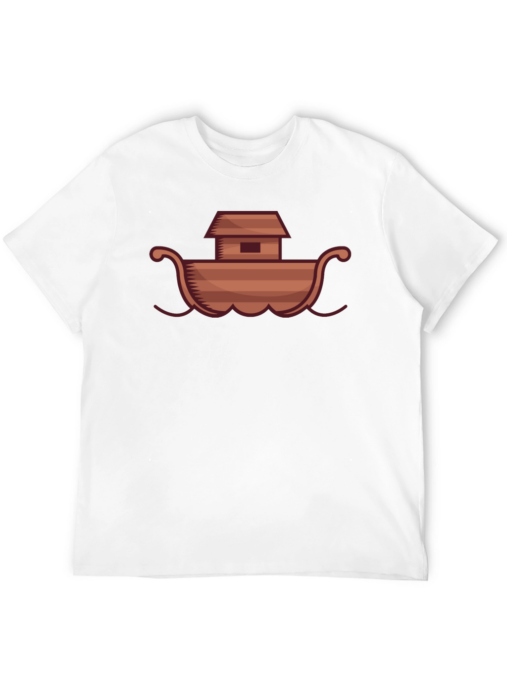 Noahs Ark Graphic Tee - Black Cotton T-Shirt