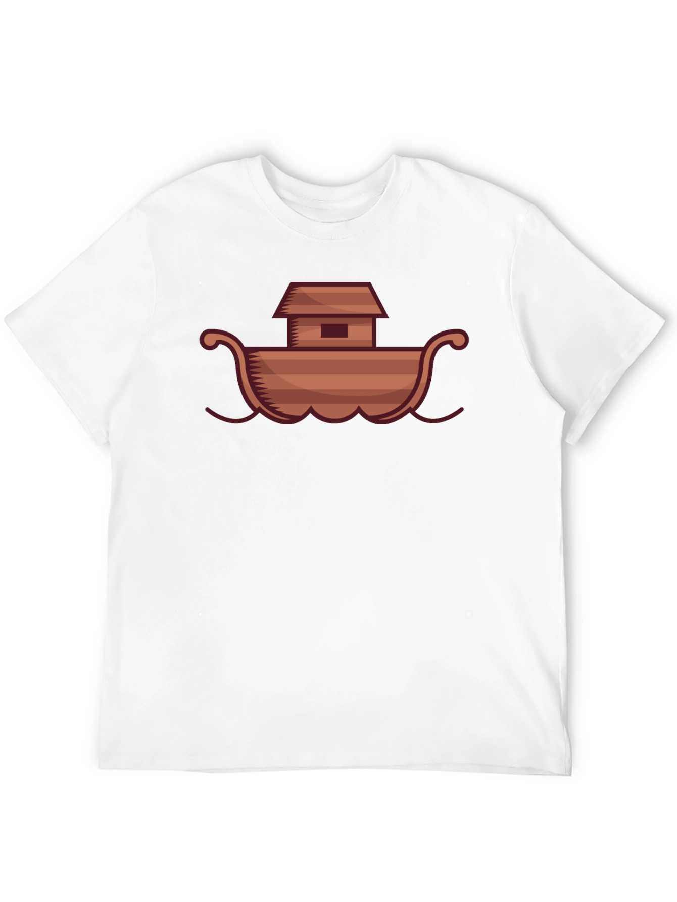Noahs Ark Graphic Tee - Black Cotton T-Shirt