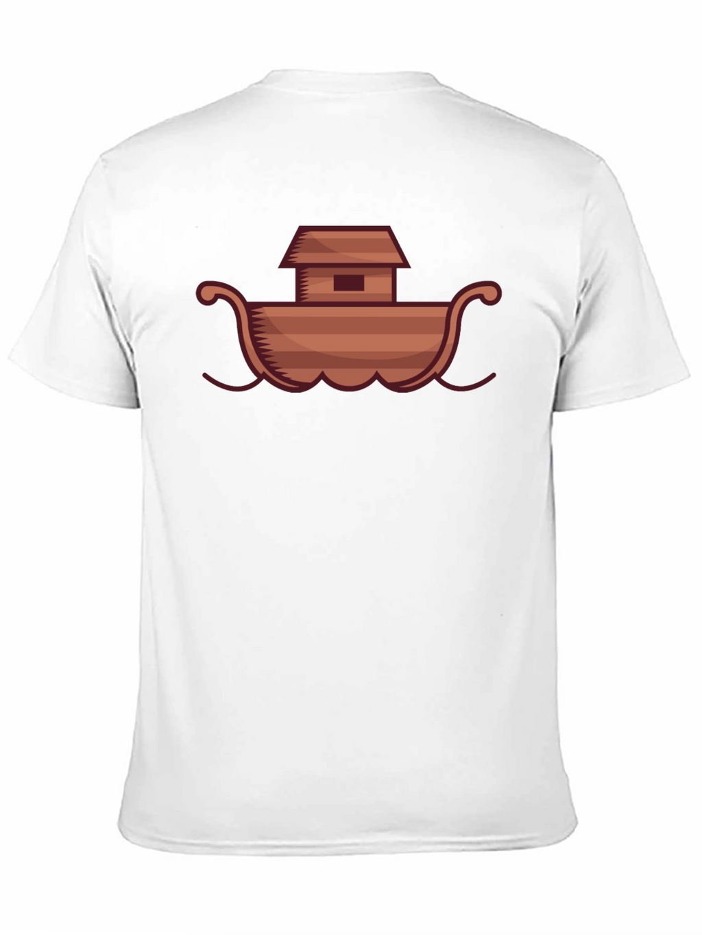 Noahs Ark Graphic Tee - Black Cotton T-Shirt